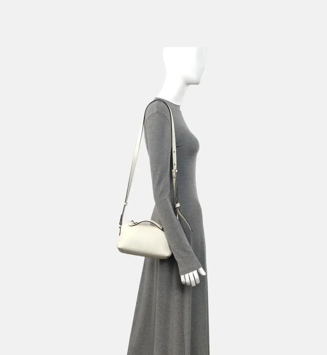 Fendi FENDI By The Way mini white cowhide leather stud shoulder bag silver hardware de Size ONE SIZE - 2 Thumbnail