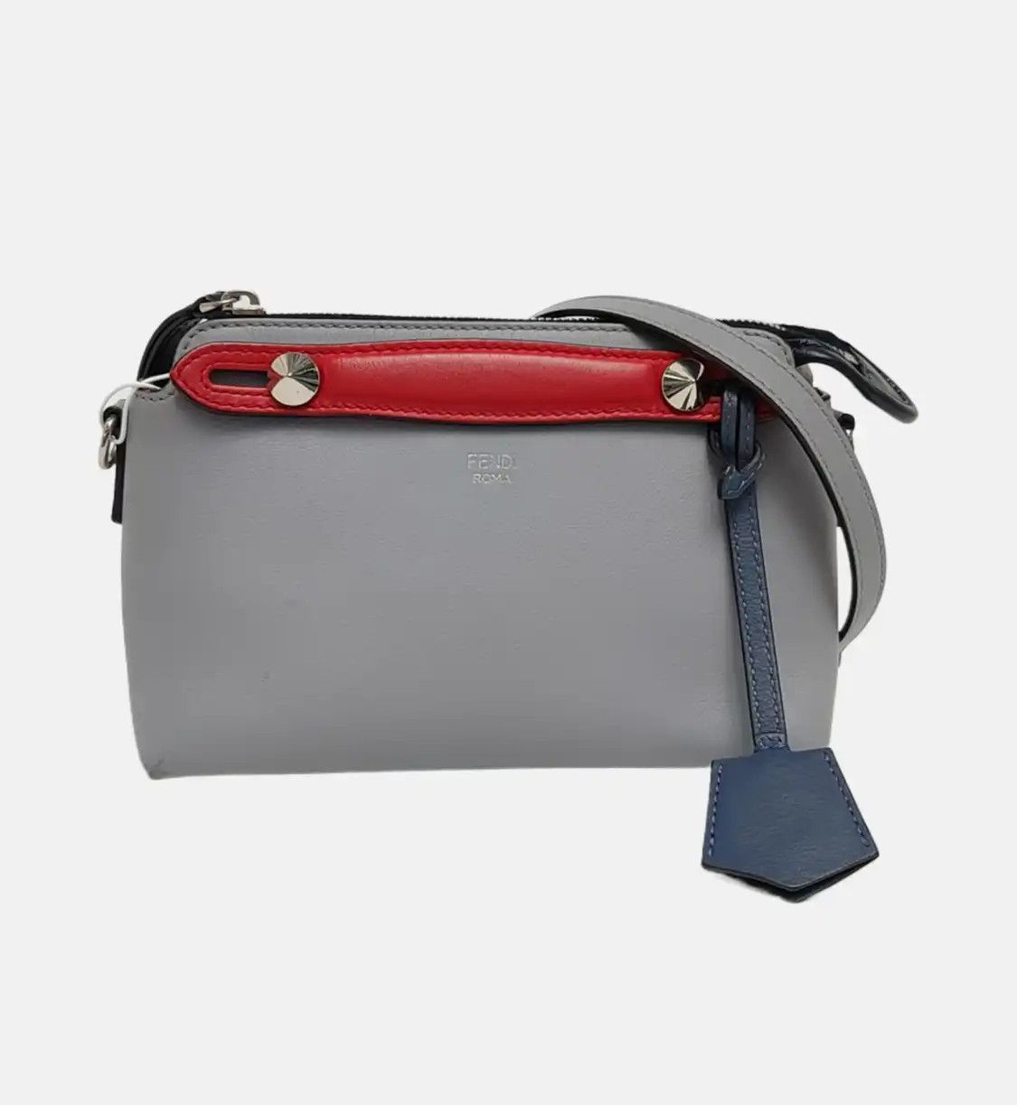 Fendi FENDI By The Way mini light bluecowhide leather shoulder bag handbag crossbody b Size ONE SIZE - 8 Thumbnail