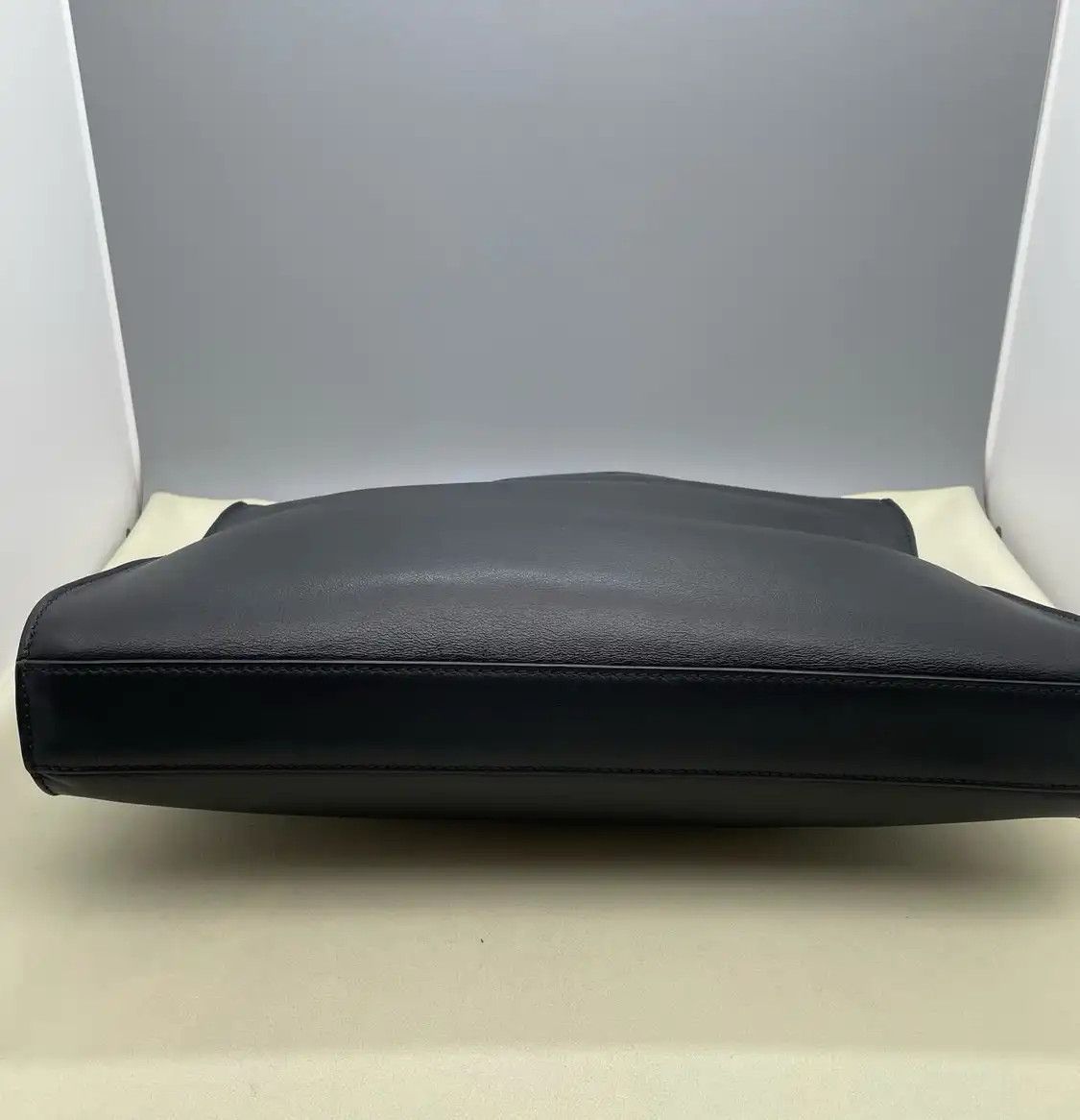 Fendi FENDI Peekaboo black cowhide leather shoulder bag silver hardware Size ONE SIZE - 6 Thumbnail