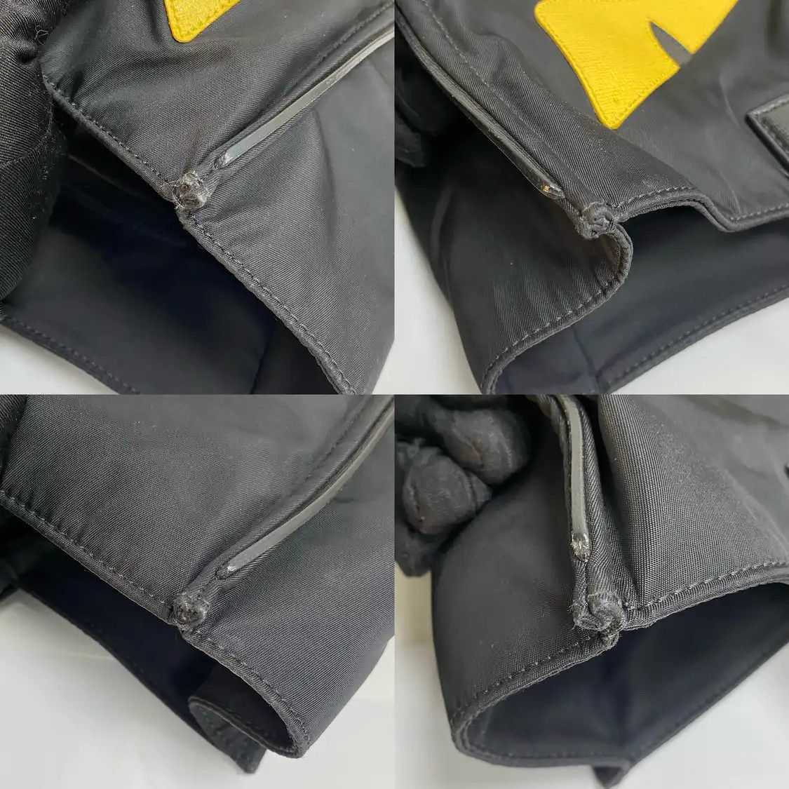 Fendi FENDI Monster black nylon Bag Bugs handbag Size ONE SIZE - 14 Thumbnail