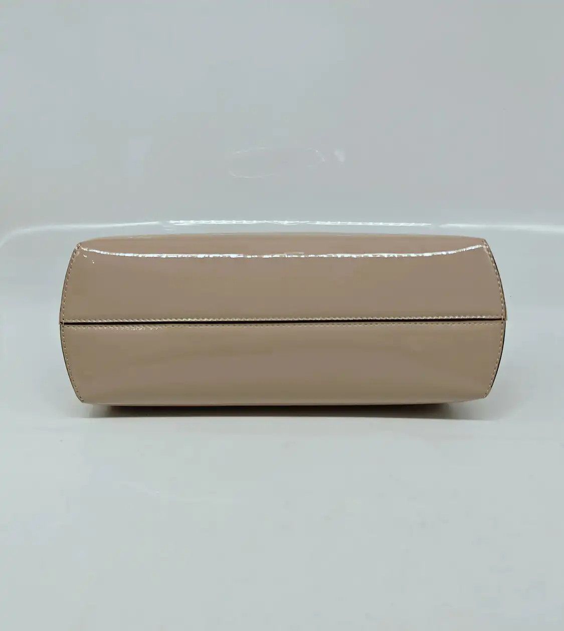Fendi FENDI First beige patent leather crossbody bag silver hardware Size ONE SIZE - 9 Thumbnail