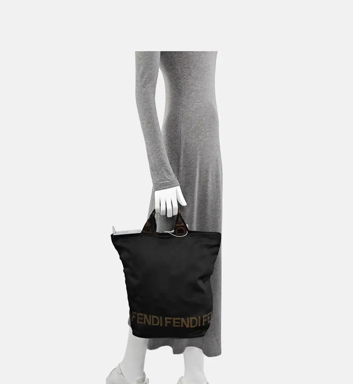 Fendi FENDI black fabric handbag Size ONE SIZE - 2 Thumbnail
