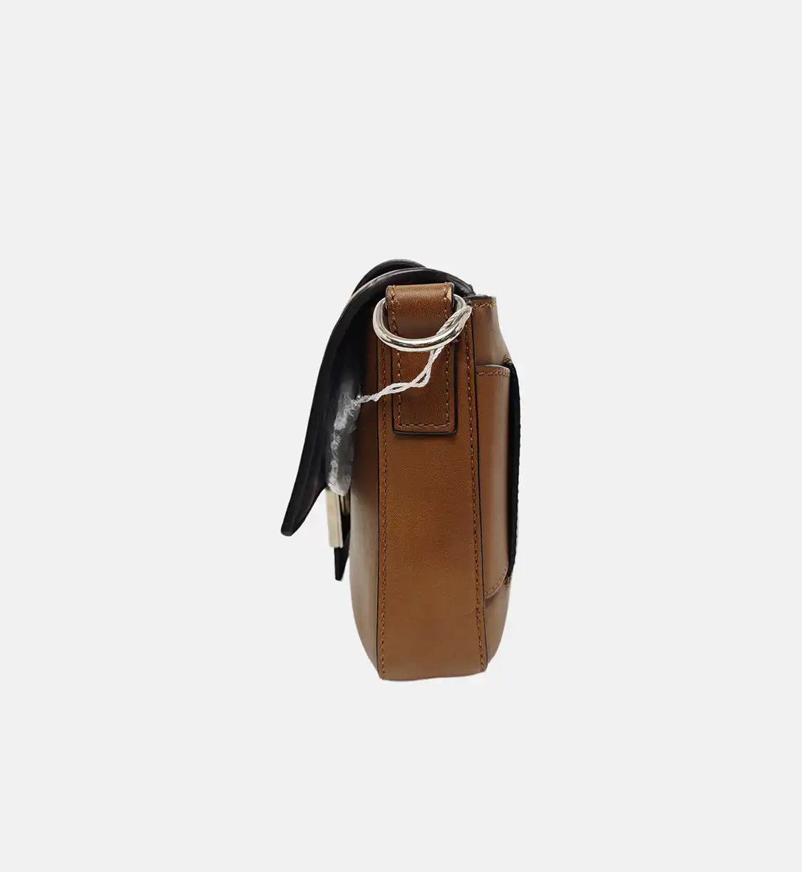 Fendi FENDI Mamma Forever brown cowhide leather doubleF embossed shoulder bag handbag Size ONE SIZE - 3 Thumbnail
