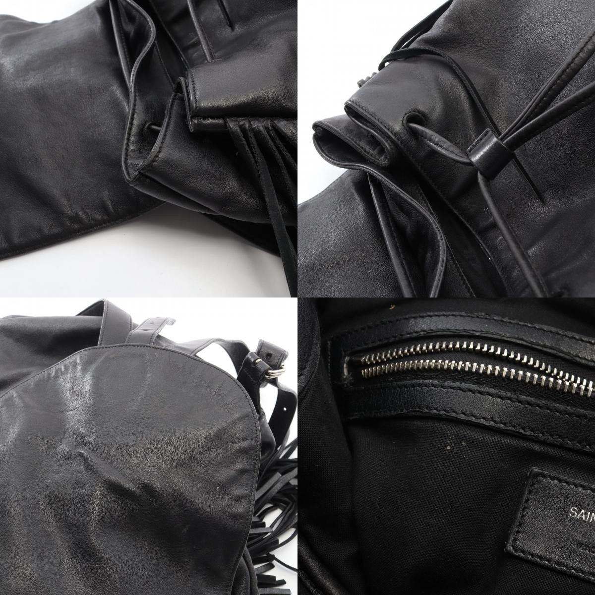 Yves Saint Laurent Yves Saint Laurent Saint Laurent Paris Festival Leather Backpack Leather Backpack DUTY FREE for USA Size ONE SIZE - 10 Thumbnail