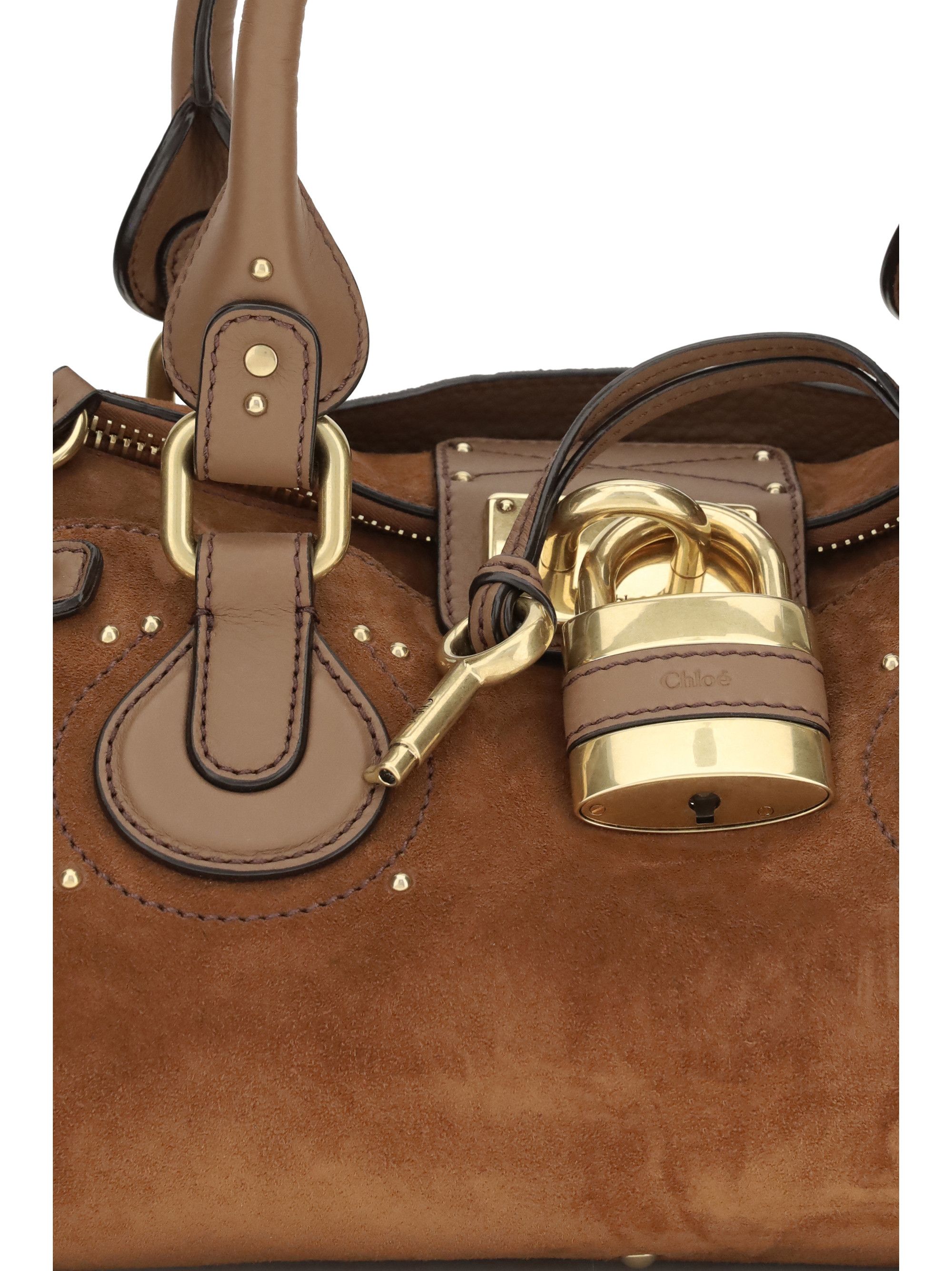Chloe Paddington suede Handbag Size ONE SIZE - 4 Thumbnail