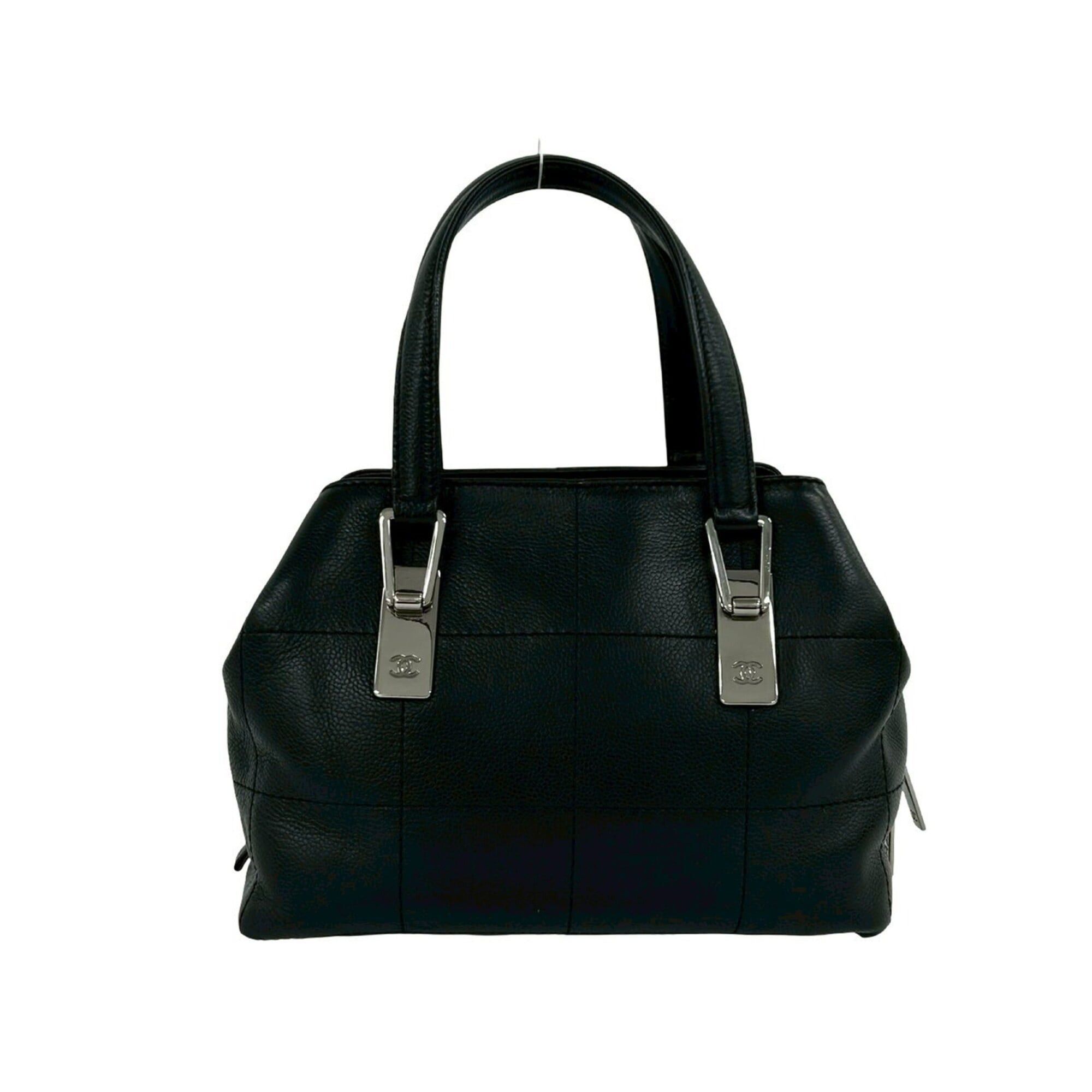 Chanel CHANEL Chocolate Bar Caviar Skin Leather Handbag, Black, 33854 Size ONE SIZE - 3 Thumbnail