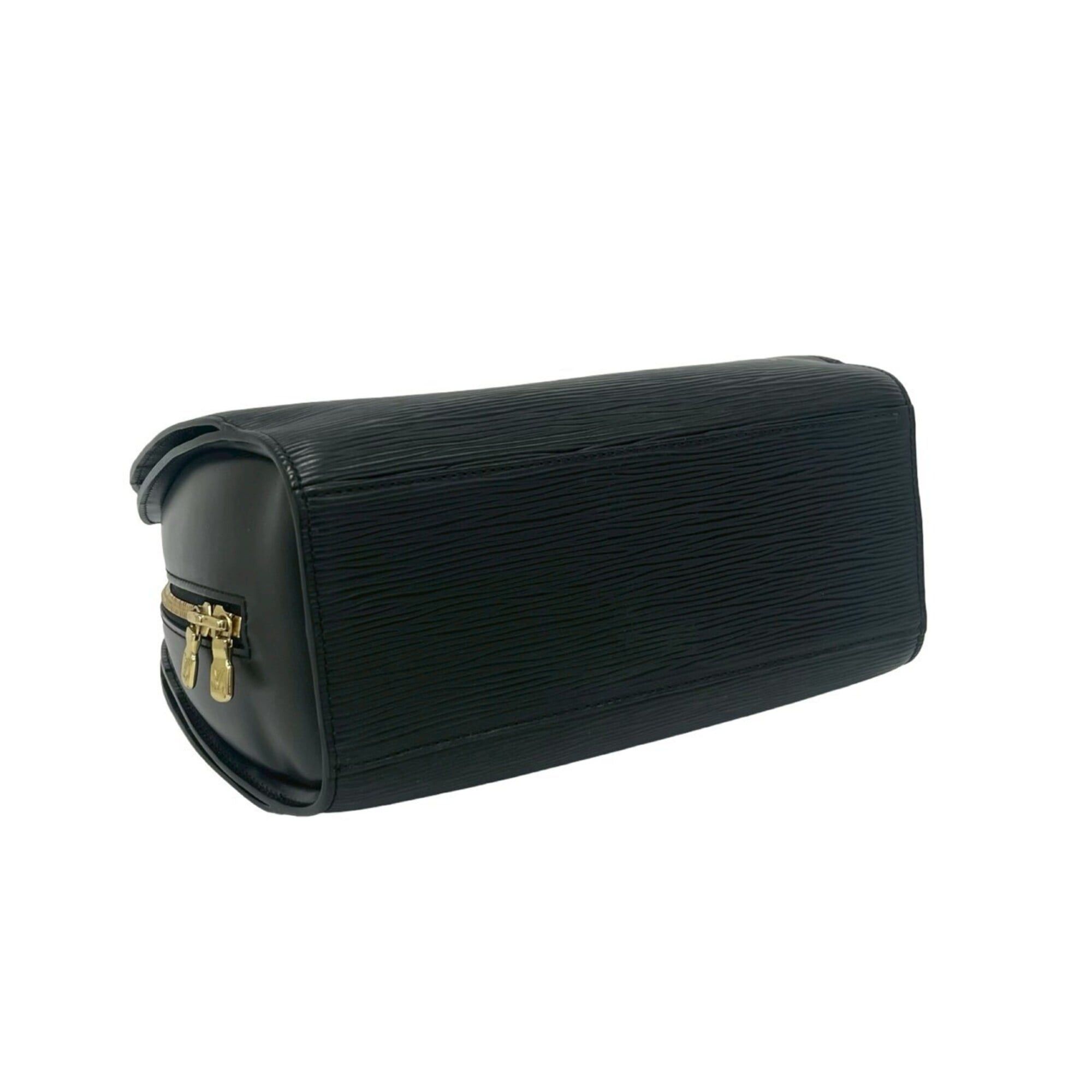 Louis Vuitton Louis Vuitton Pont Neuf Epi Leather Genuine Gold Hardware Handbag Boston Bag Noir Black 20991 Size ONE SIZE - 7 Thumbnail