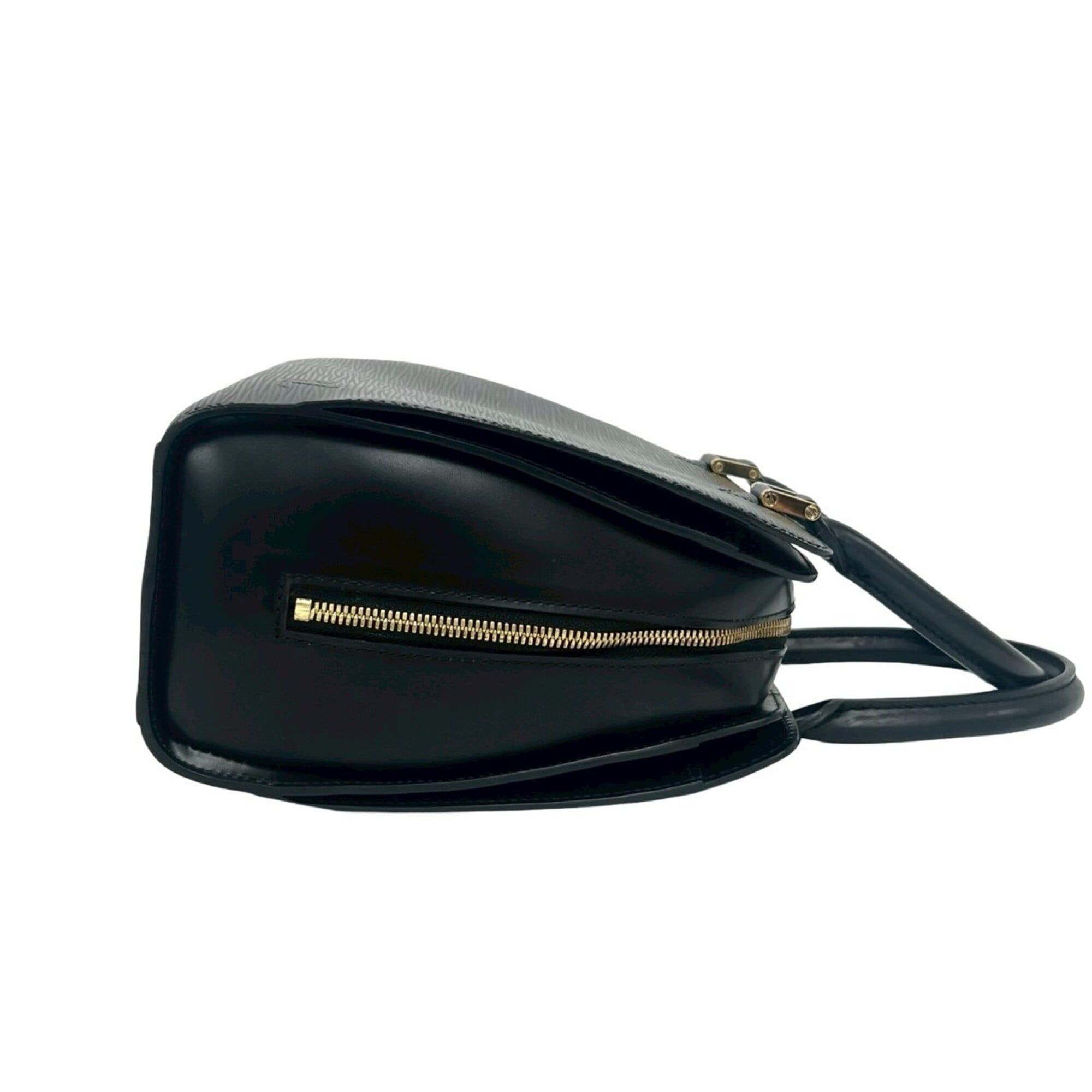Louis Vuitton Louis Vuitton Pont Neuf Epi Leather Genuine Gold Hardware Handbag Boston Bag Noir Black 20991 Size ONE SIZE - 6 Thumbnail