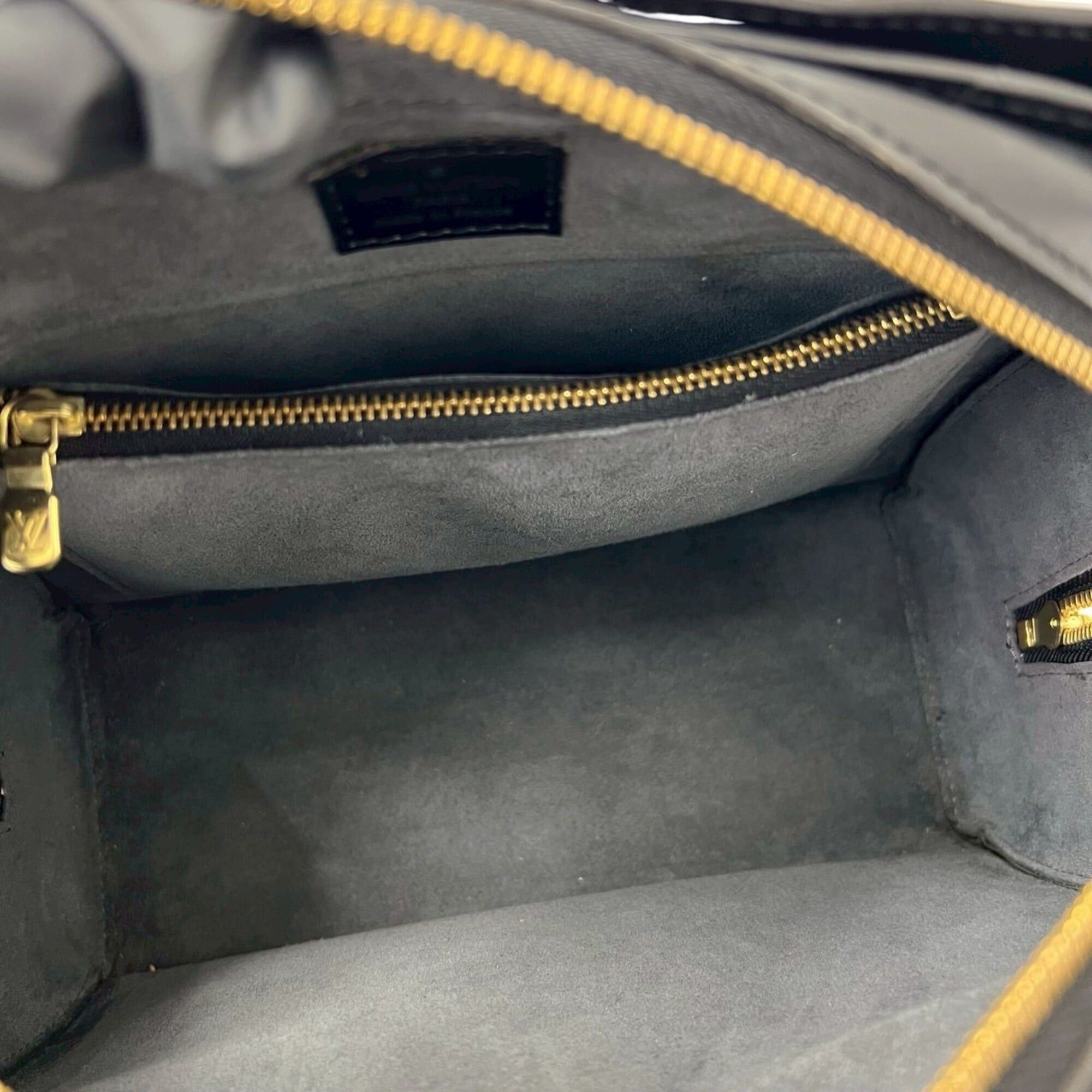 Louis Vuitton Louis Vuitton Pont Neuf Epi Leather Genuine Round Zip Handbag Mini Boston Bag Noir 20803 Size ONE SIZE - 9 Thumbnail