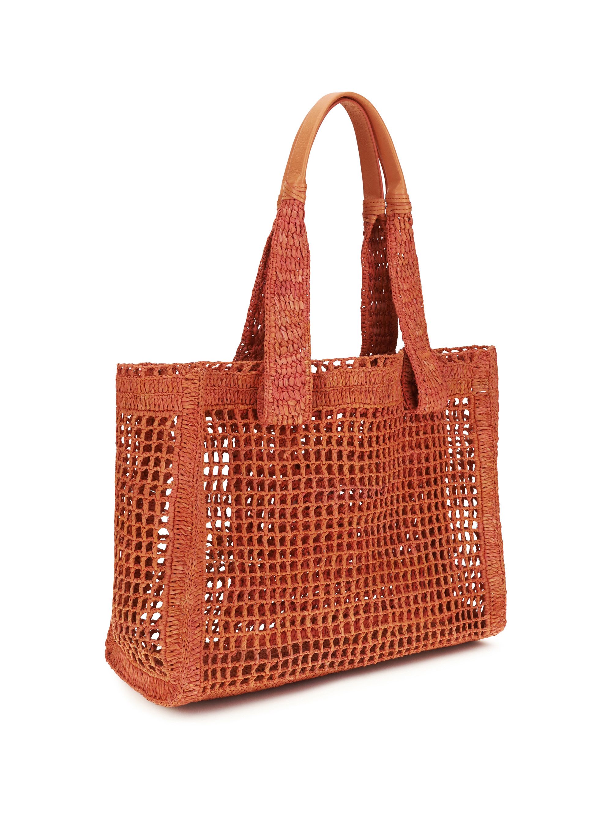 Chloe East-West Summer Banana raffia Tote Bag Size ONE SIZE - 3 Thumbnail