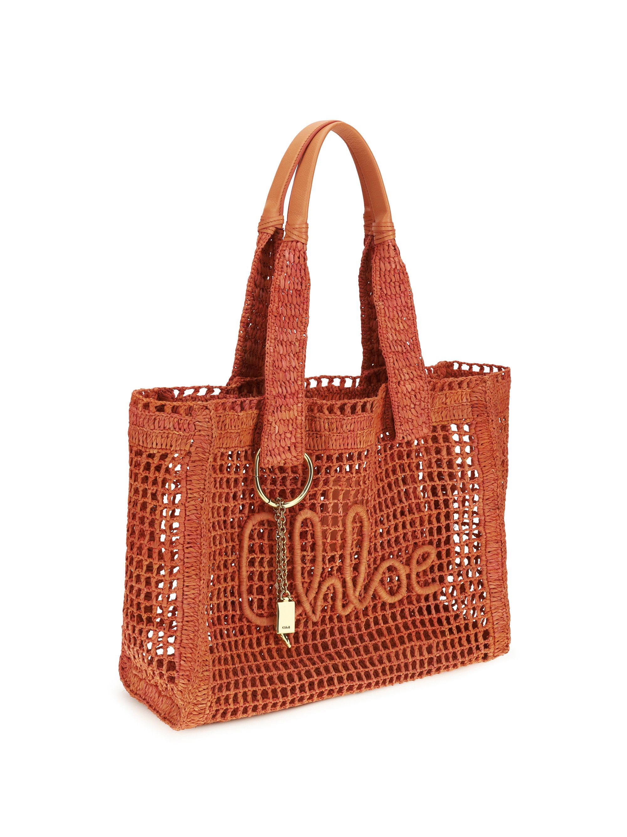 Chloe East-West Summer Banana raffia Tote Bag Size ONE SIZE - 2 Thumbnail