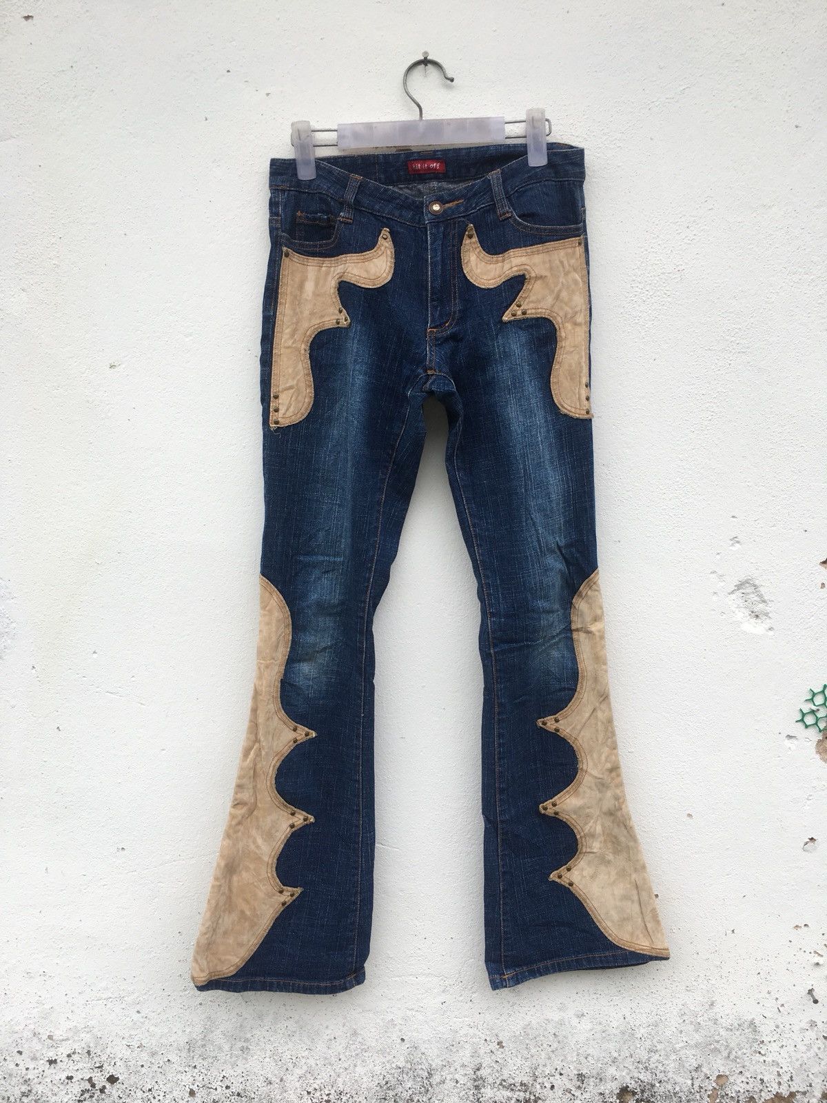 廃盤 BEN DAVIS GORILLA CUT DENIM W38 90s “Ben davis gorilla cut” made in usa big size cut off