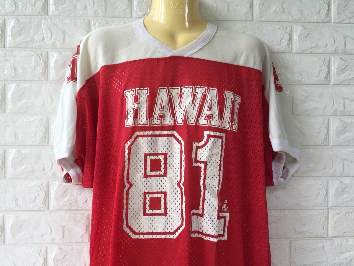 Vintage Vintage HAWAII 81 POLYTEES Raglan Tshirt Size US XL / EU 56 / 4 - 3 Thumbnail