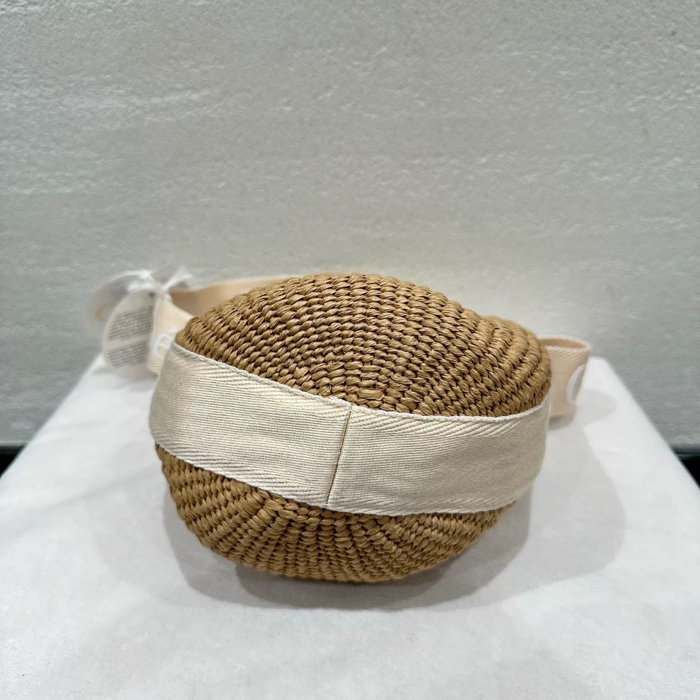 Chloe Chloe Woody Logo Woven Small Basket Tote Size ONE SIZE - 3 Thumbnail