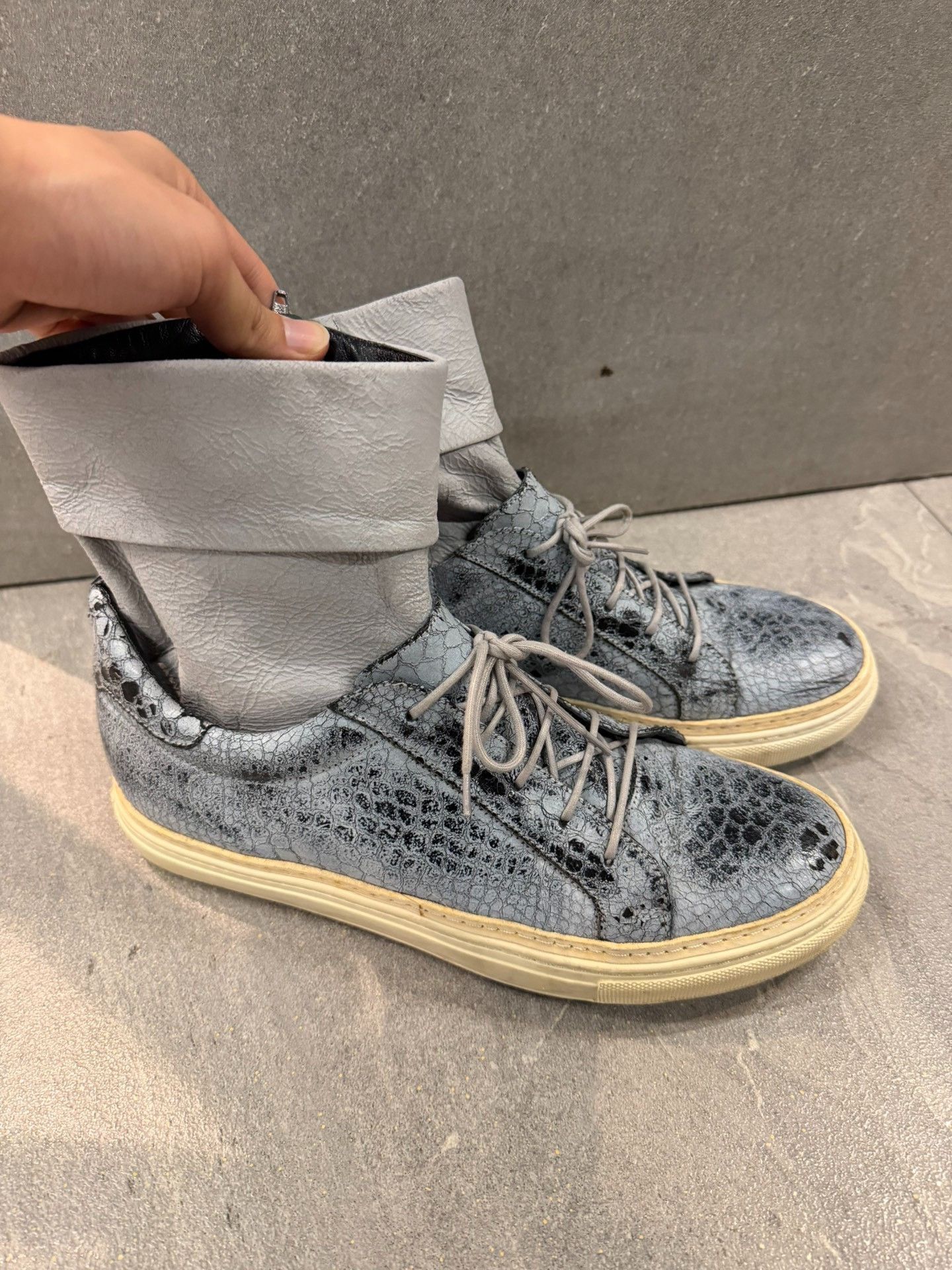 A.F. Vandevorst A.F.Vandevorst Snakeskin Designer Sneaker Size US 7 / EU 40 - 3 Thumbnail