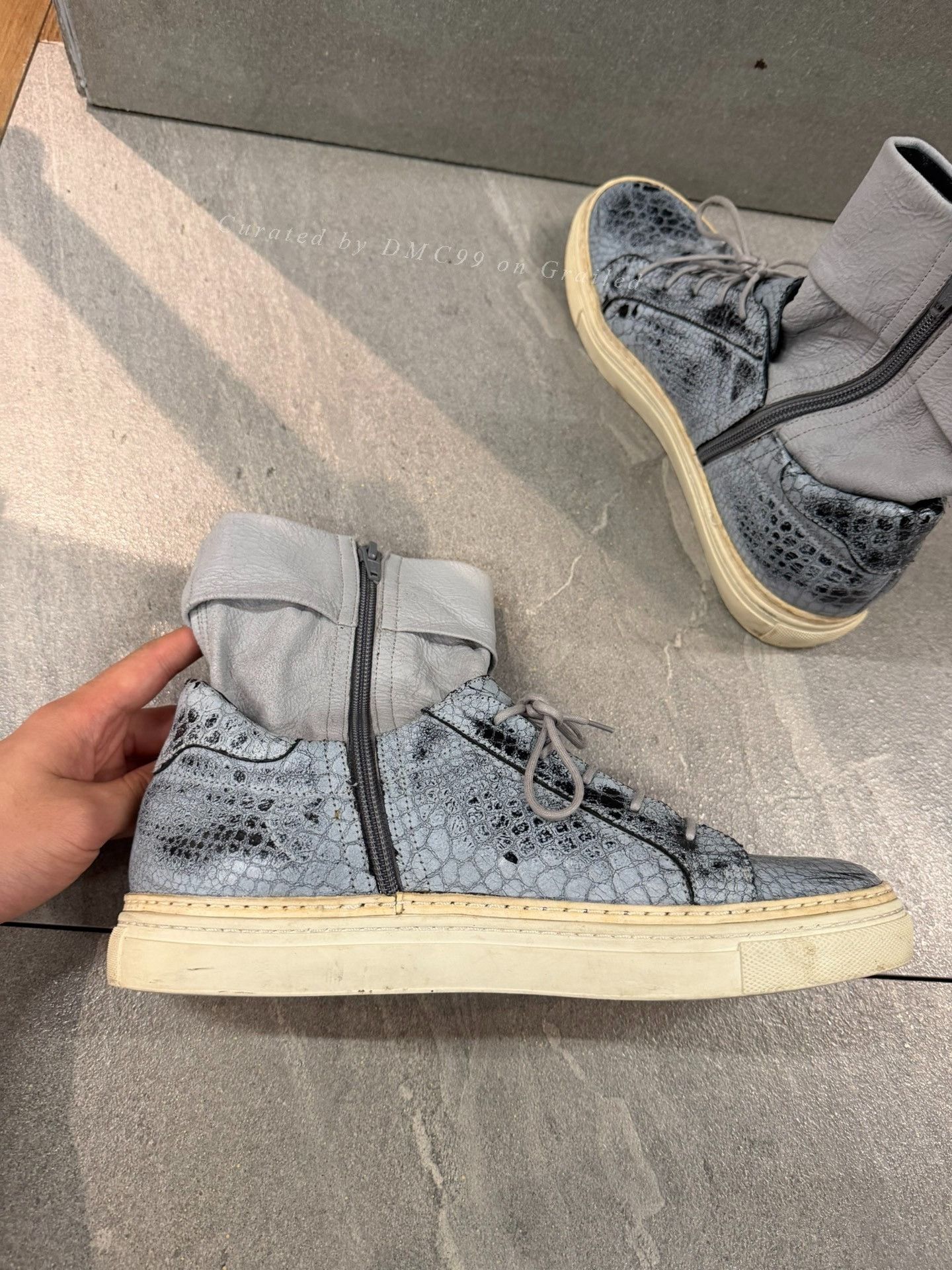A.F. Vandevorst A.F.Vandevorst Snakeskin Designer Sneaker Size US 7 / EU 40 - 8 Thumbnail