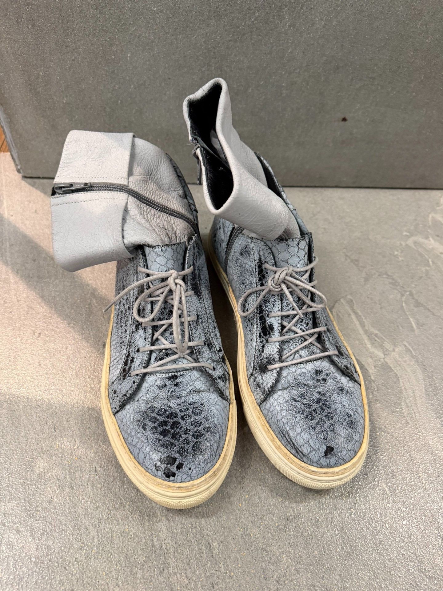 A.F. Vandevorst A.F.Vandevorst Snakeskin Designer Sneaker Size US 7 / EU 40 - 7 Thumbnail