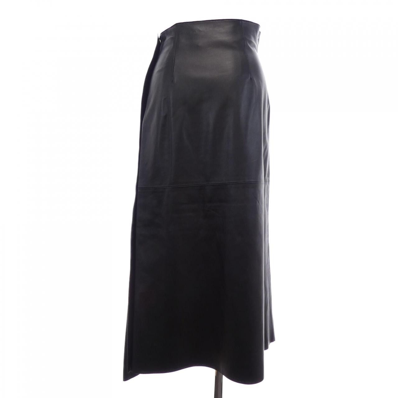Dior Christian Dior Lambskin Skirt Leather Skirts 915J32AL006 DUTY FREE for USA