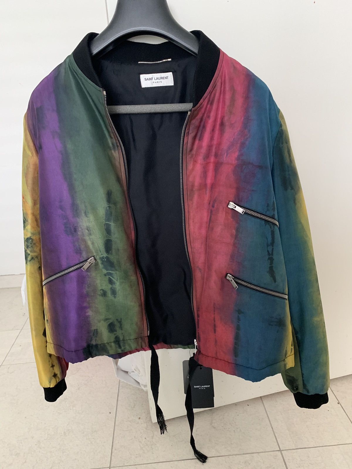 Saint laurent tie dye jacket outlet