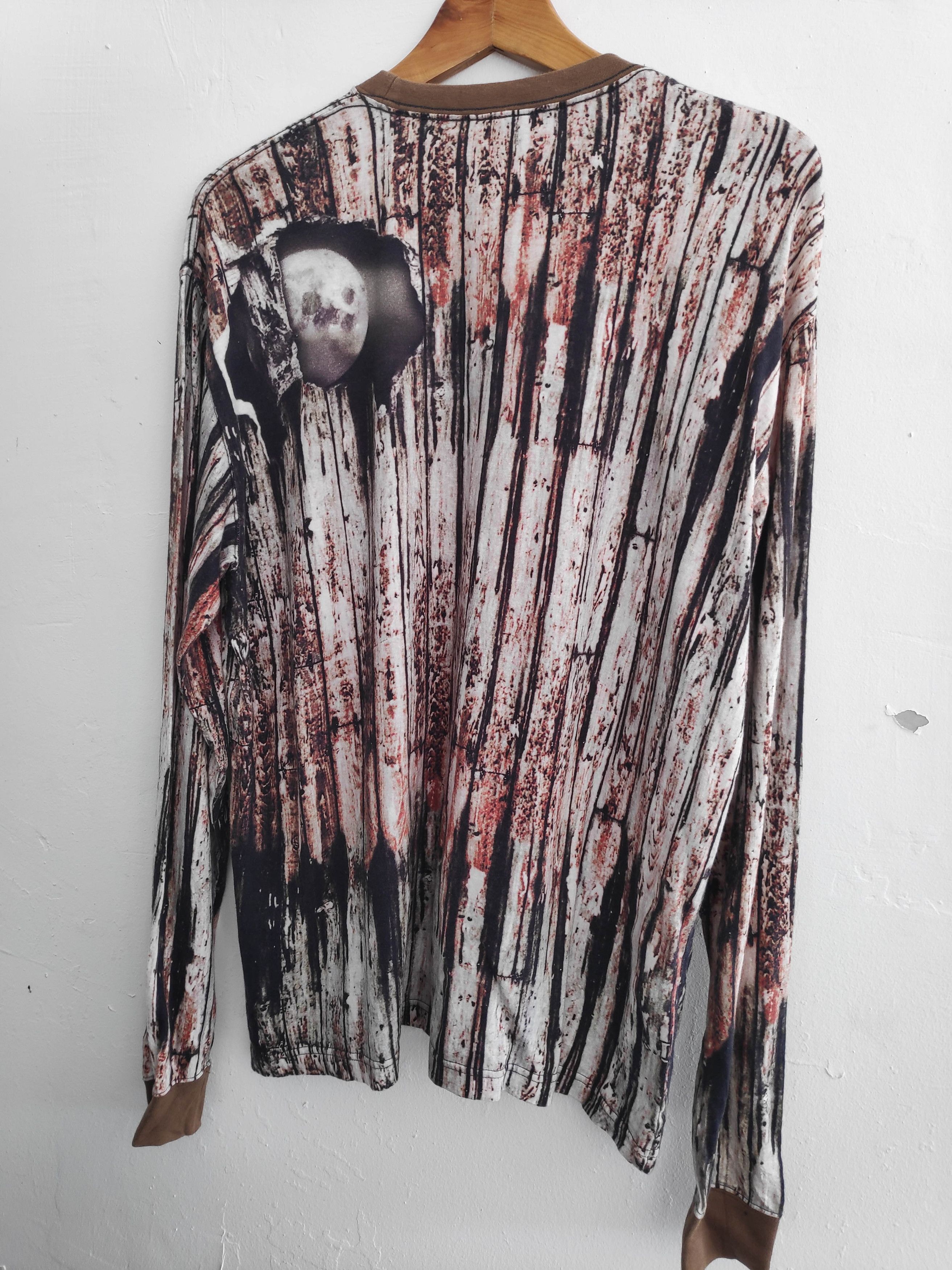 Japanese Brand × Swagger Spider Bat Cave Scenery Abstract Design Long Sleeve T Shirt Size US XL / EU 56 / 4 - 10 Thumbnail