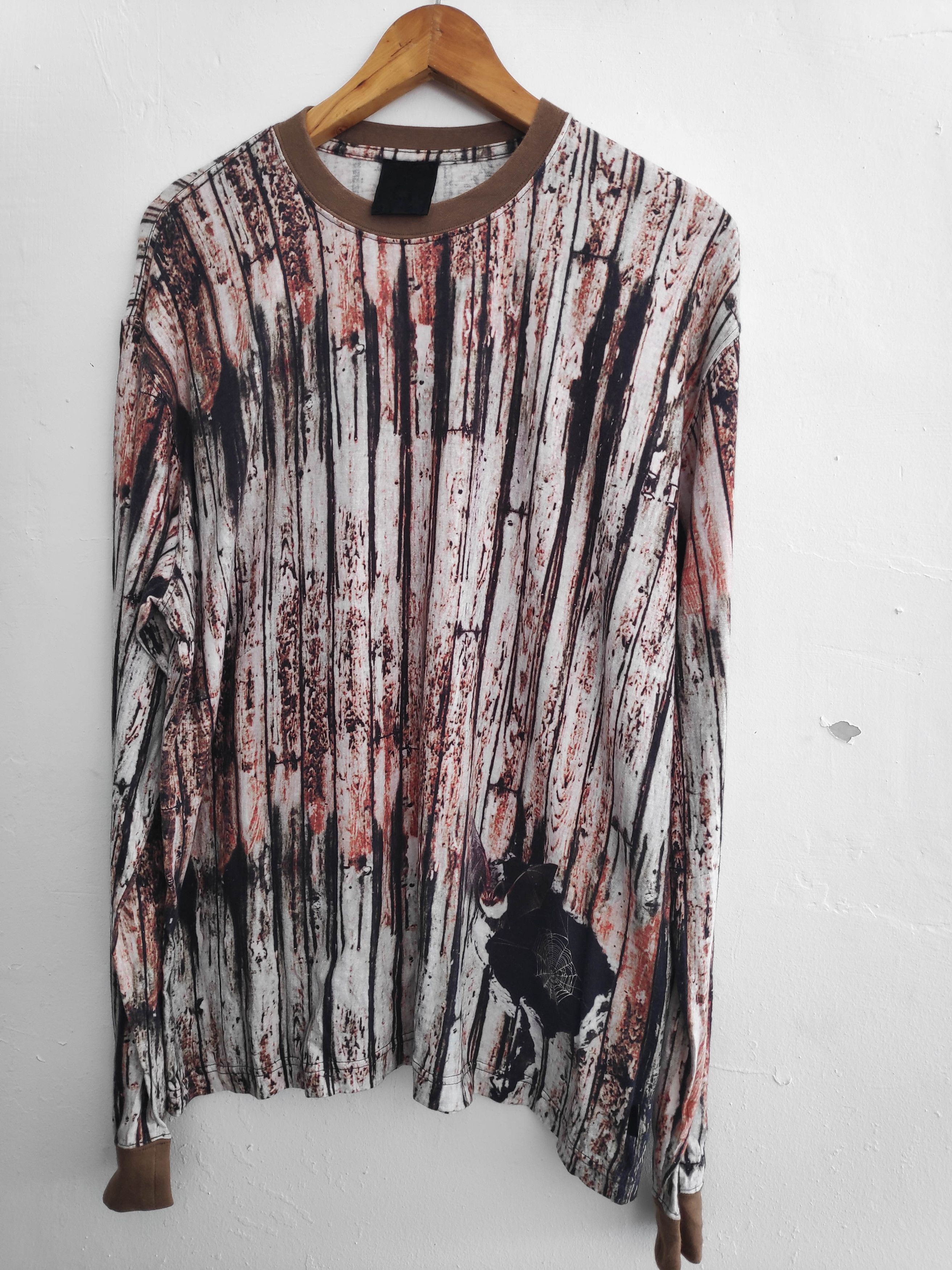 Japanese Brand × Swagger Spider Bat Cave Scenery Abstract Design Long Sleeve T Shirt Size US XL / EU 56 / 4 - 2 Thumbnail