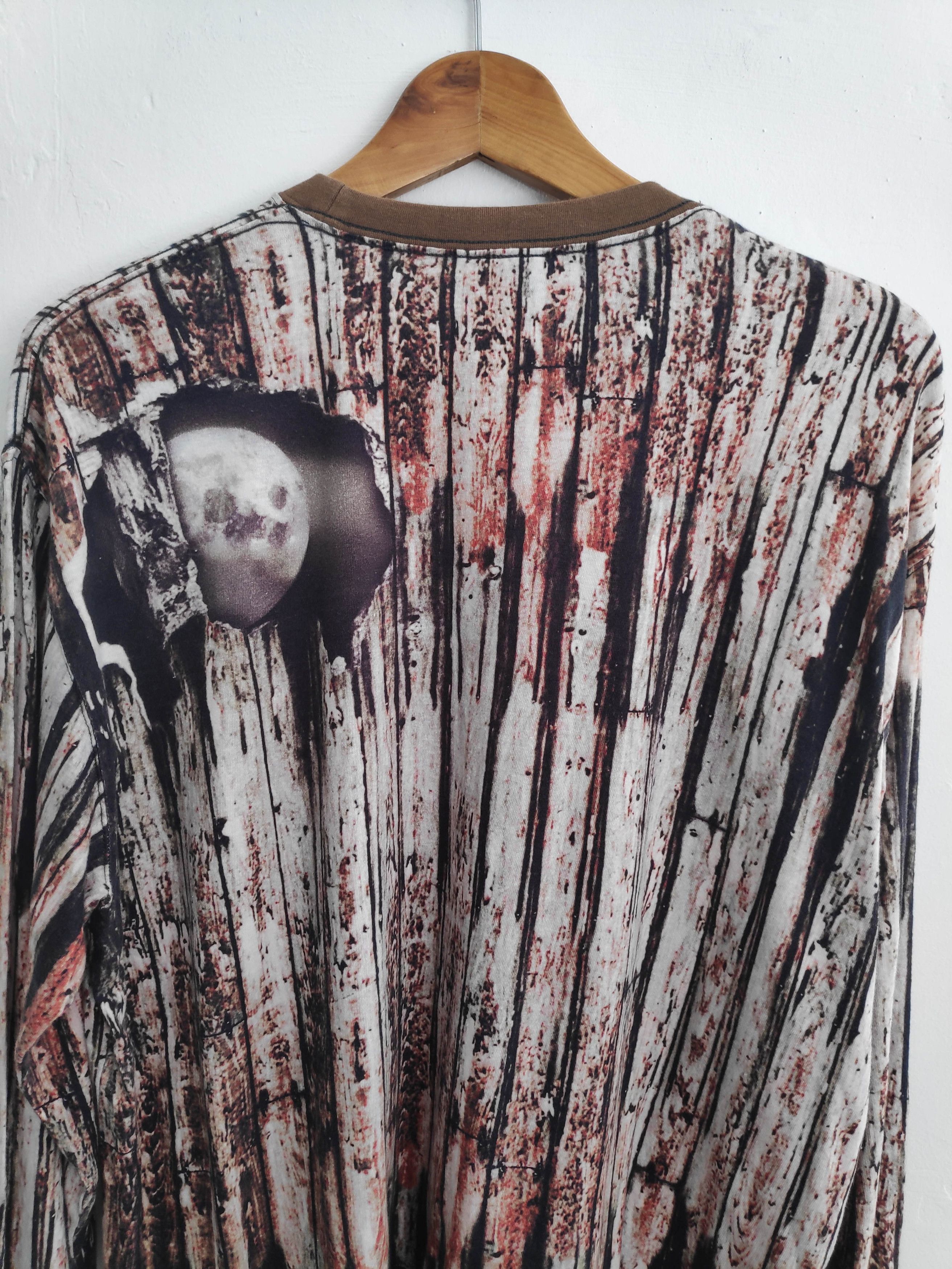 Japanese Brand × Swagger Spider Bat Cave Scenery Abstract Design Long Sleeve T Shirt Size US XL / EU 56 / 4 - 8 Thumbnail