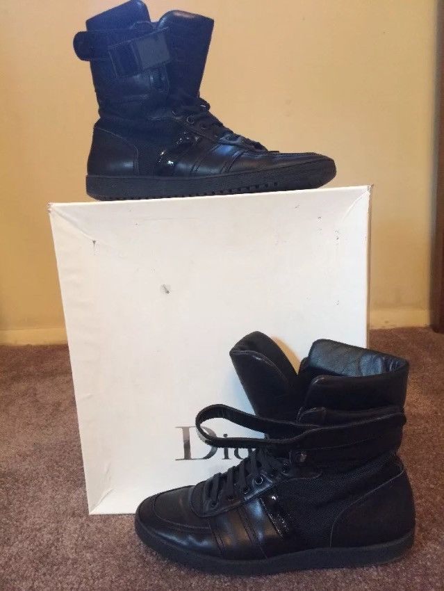 Dior Dior black high top sneakers | Grailed