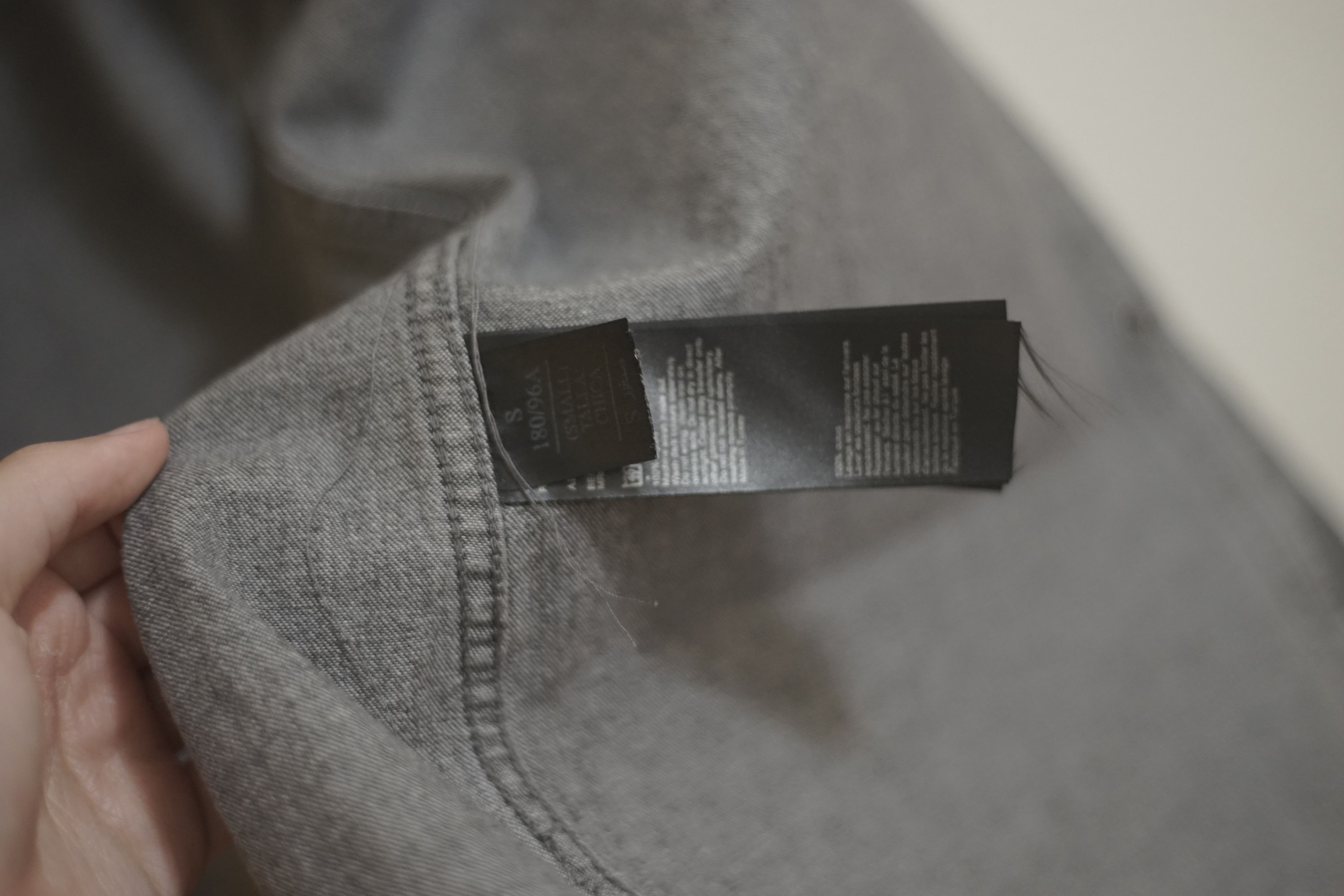 Allsaints $150 Gray Distressed Denim Beegan Shirt Size US S / EU 44-46 / 1 - 7 Thumbnail