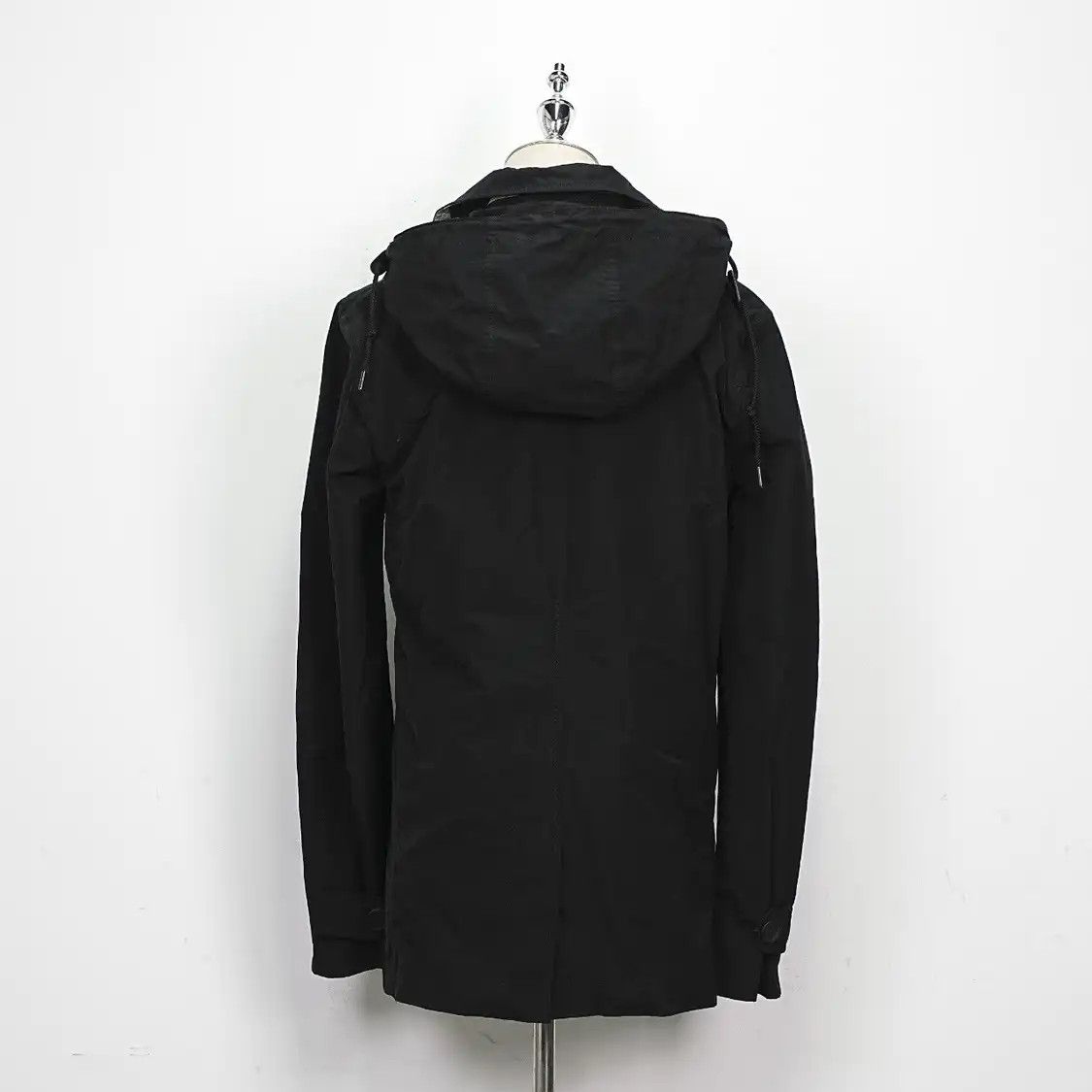 Burberry BURBERRY XL size Spring black polyester Women's short trench coat Size XL / US 12-14 / IT 48-50 - 4 Thumbnail