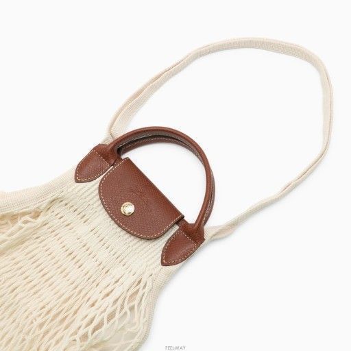 Longchamp Le Pliage File Shoulder Bag Ecru HVH Size ONE SIZE - 3 Thumbnail