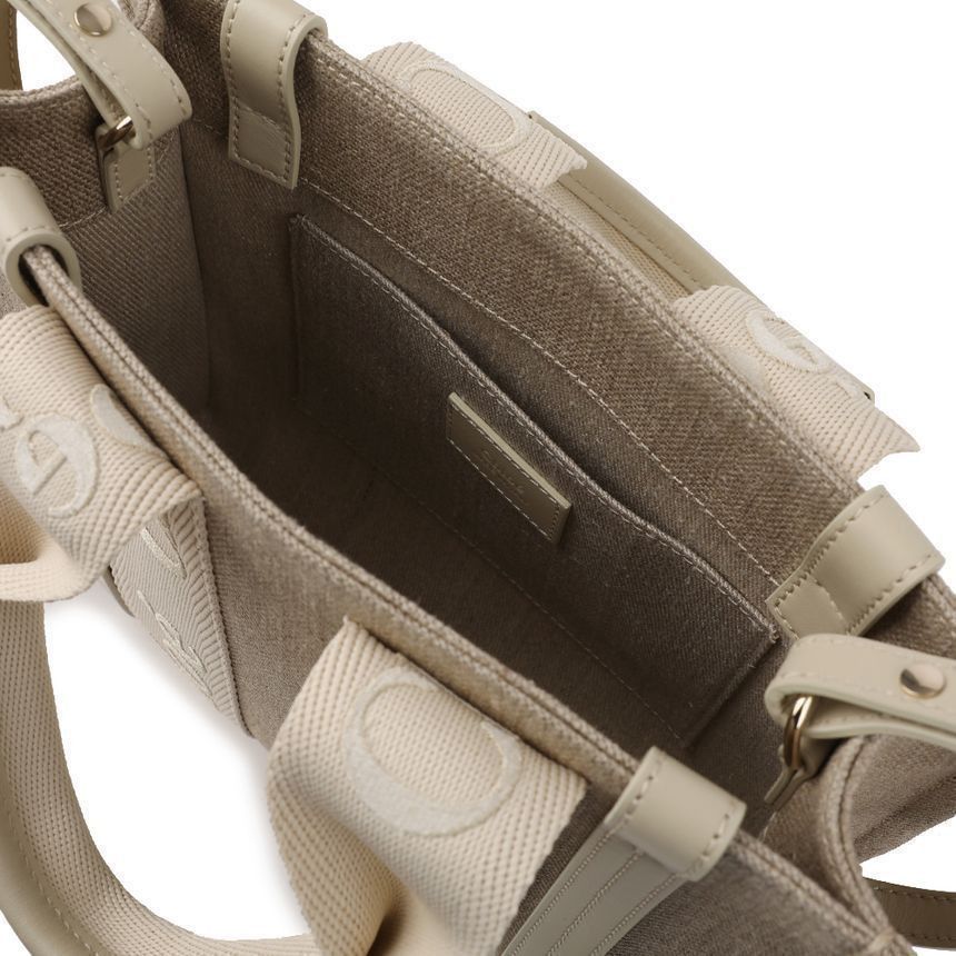 Chloe Linen Small Woody Tote Bag Size ONE SIZE - 8 Thumbnail