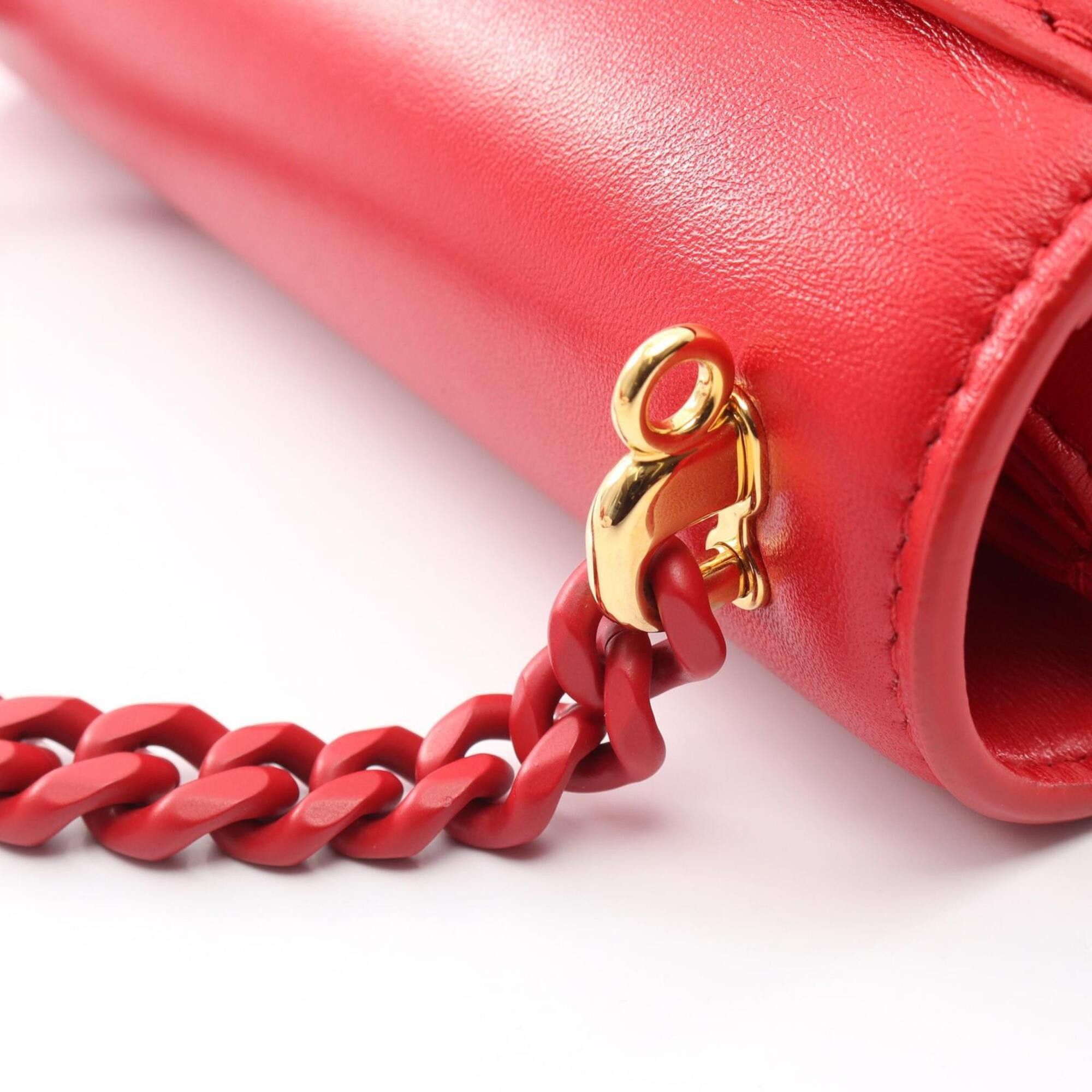 Bvlgari Bulgari BVLGARI Serpenti Forever 2-Way Handbag, Leather, Women's, Red Size ONE SIZE - 7 Thumbnail