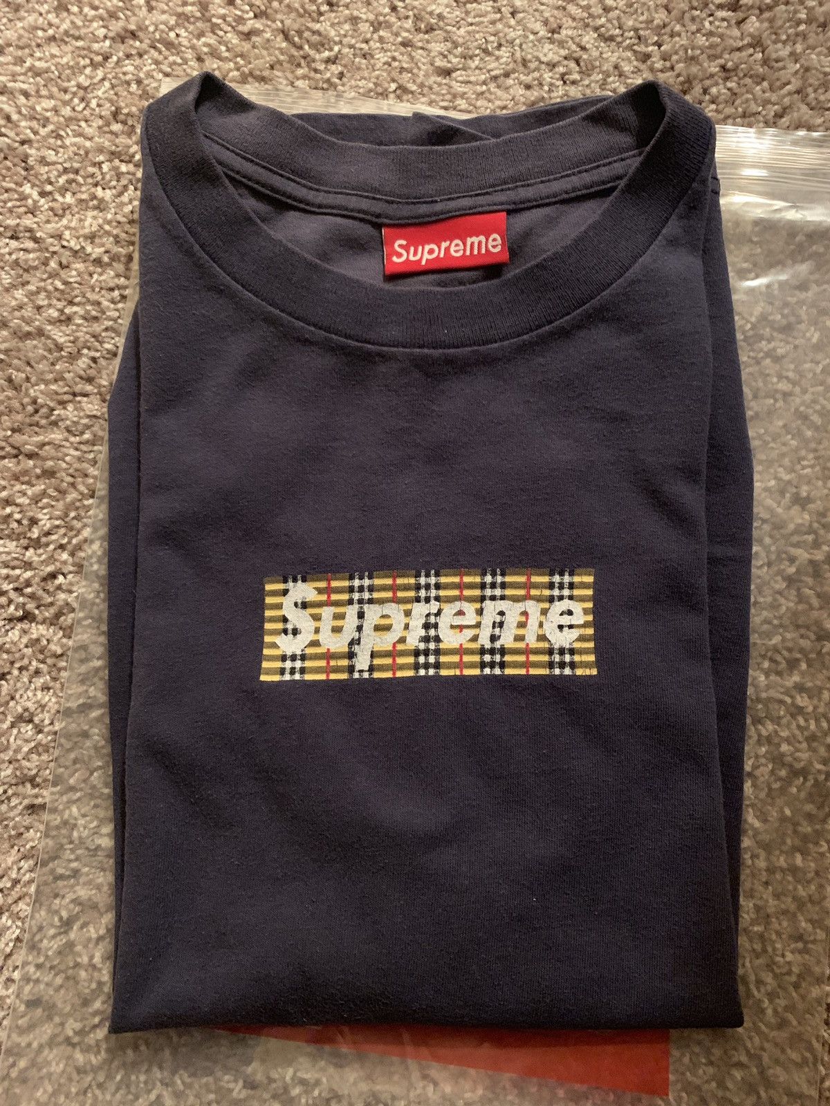 Supreme Supreme Burberry Box Logo (1997) | Grailed