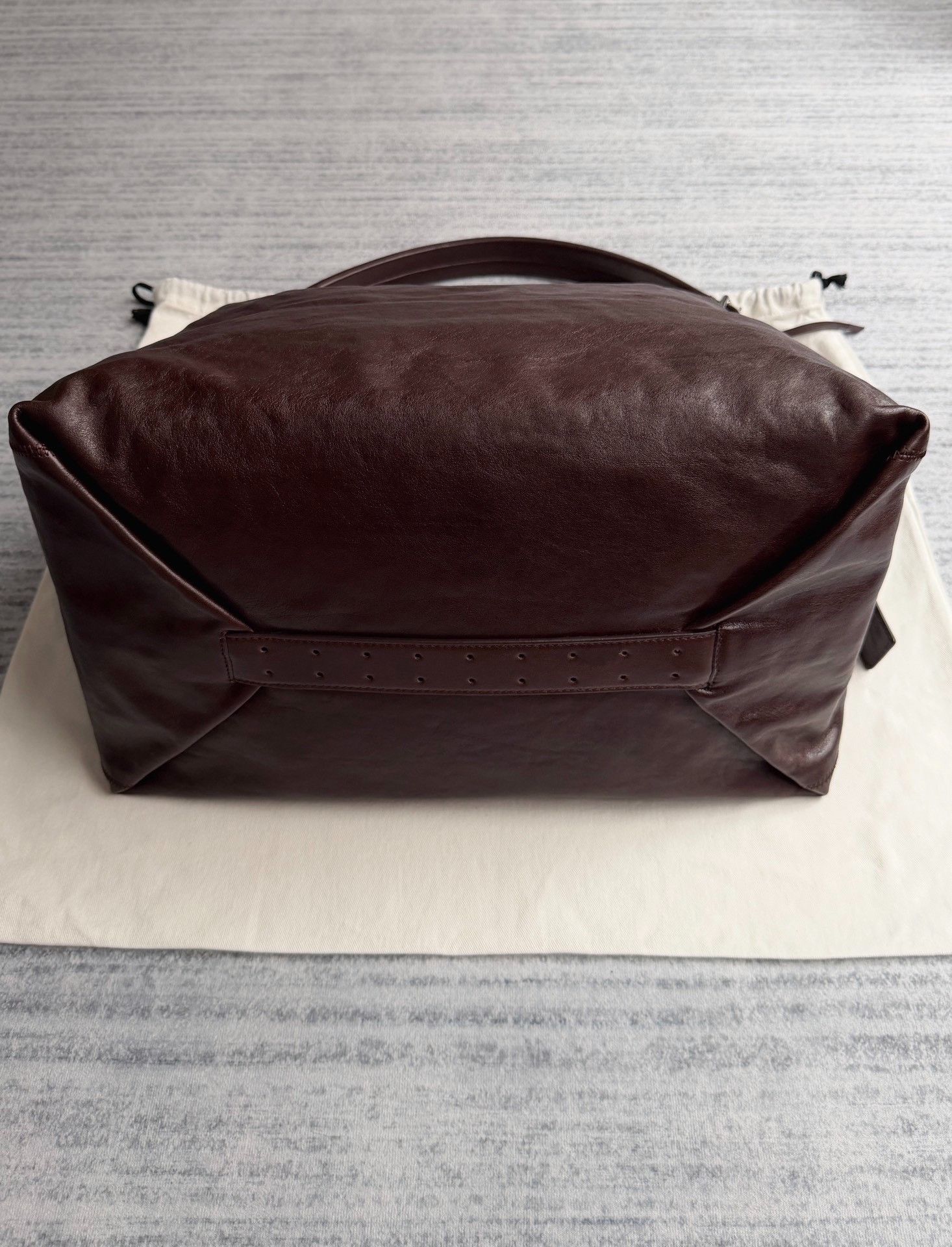 Lemaire Lemaire Belted Hobo Leather Tote Size ONE SIZE - 4 Thumbnail