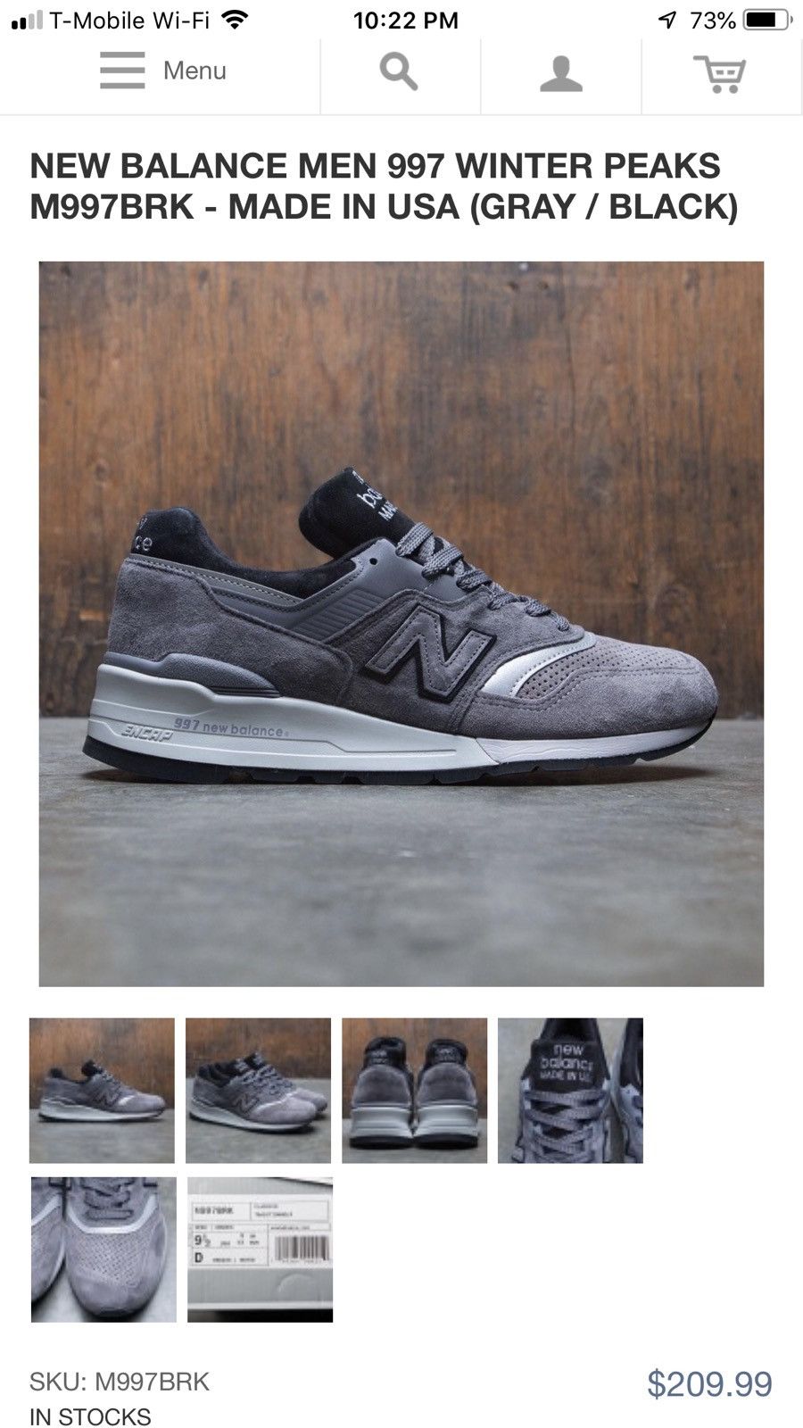 New Balance New Balance 997 Winter Peaks Grailed