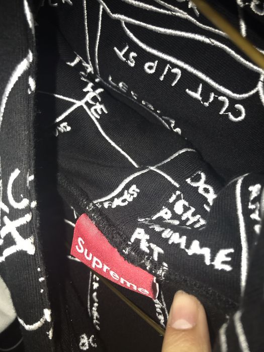 Supreme gonz outlet map hoodie