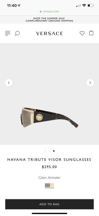 Havana tribute shop visor sunglasses