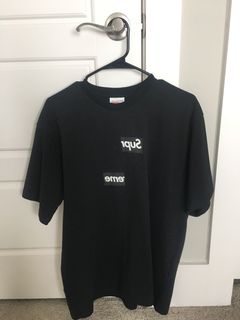 SUPREME X CDG BOX LOGO TEE PICKUP & FIT 