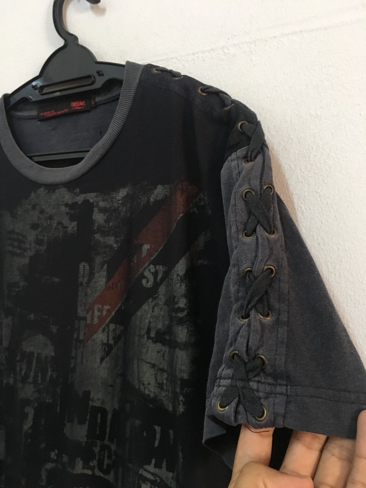 Mossimo Mossimo T Shirt Short Sleeve Punk Gothic Shirt Double Layer Size US M / EU 48-50 / 2 - 4 Thumbnail