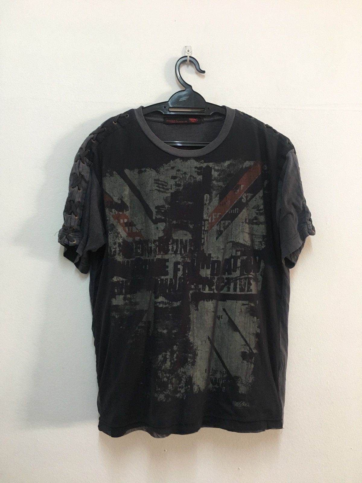 Mossimo Mossimo T Shirt Short Sleeve Punk Gothic Shirt Double Layer Size US M / EU 48-50 / 2 - 1 Thumbnail