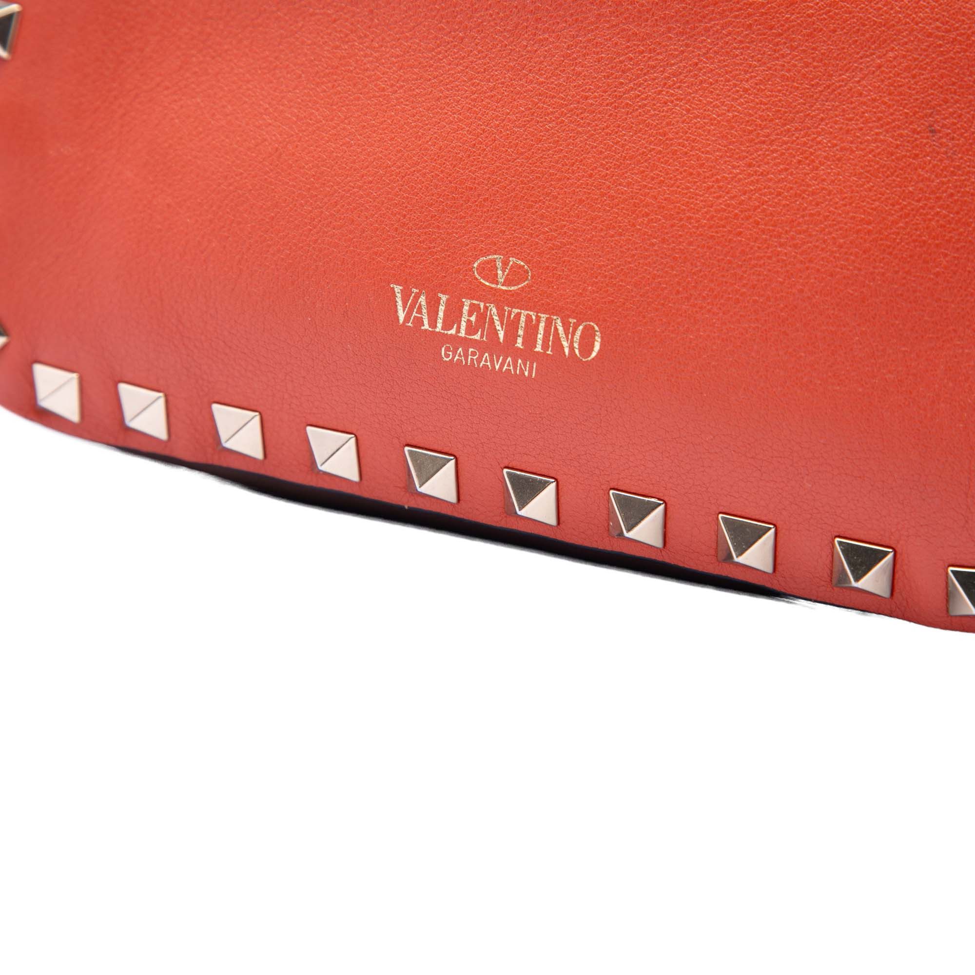 Valentino Tricolor Leather Rockstud Flip Lock Flap Size ONE SIZE - 5 Thumbnail