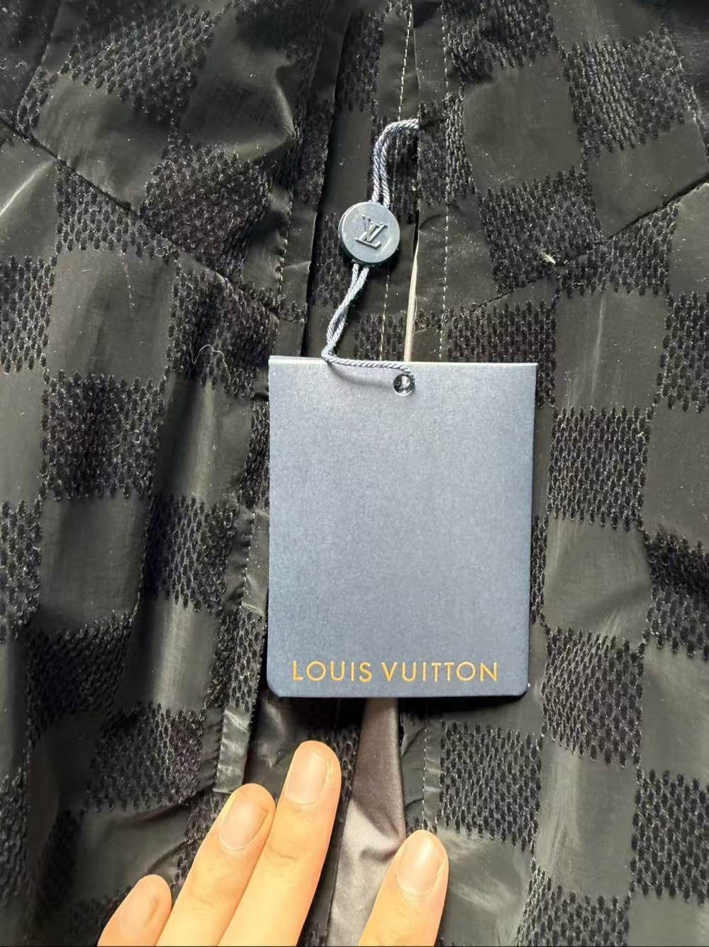 Louis Vuitton Louis Vuitton Damier Flocked Track Jacket Size 48 Size US M / EU 48-50 / 2 - 6 Thumbnail