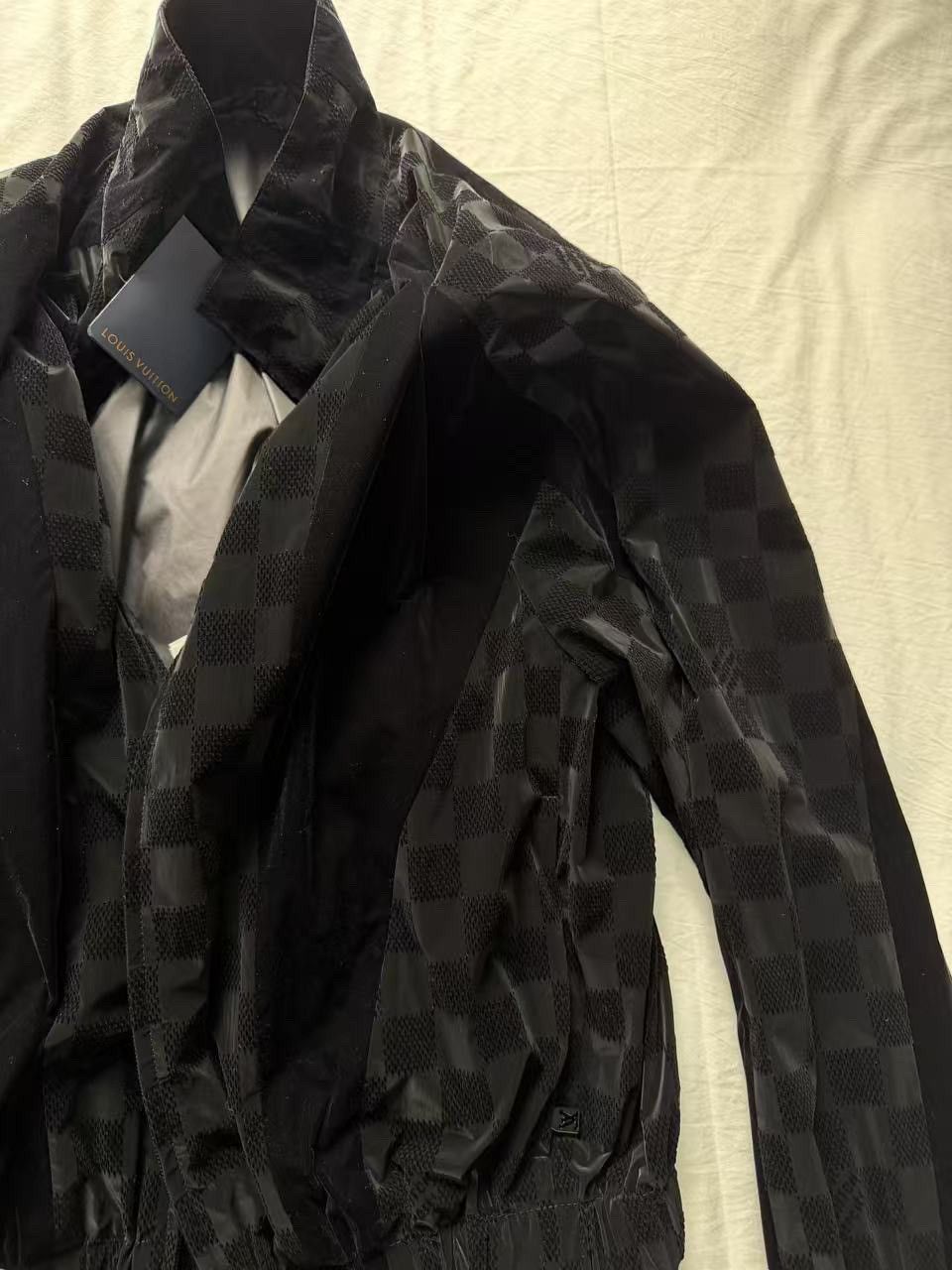 Louis Vuitton Louis Vuitton Damier Flocked Track Jacket Size 48 Size US M / EU 48-50 / 2 - 7 Thumbnail