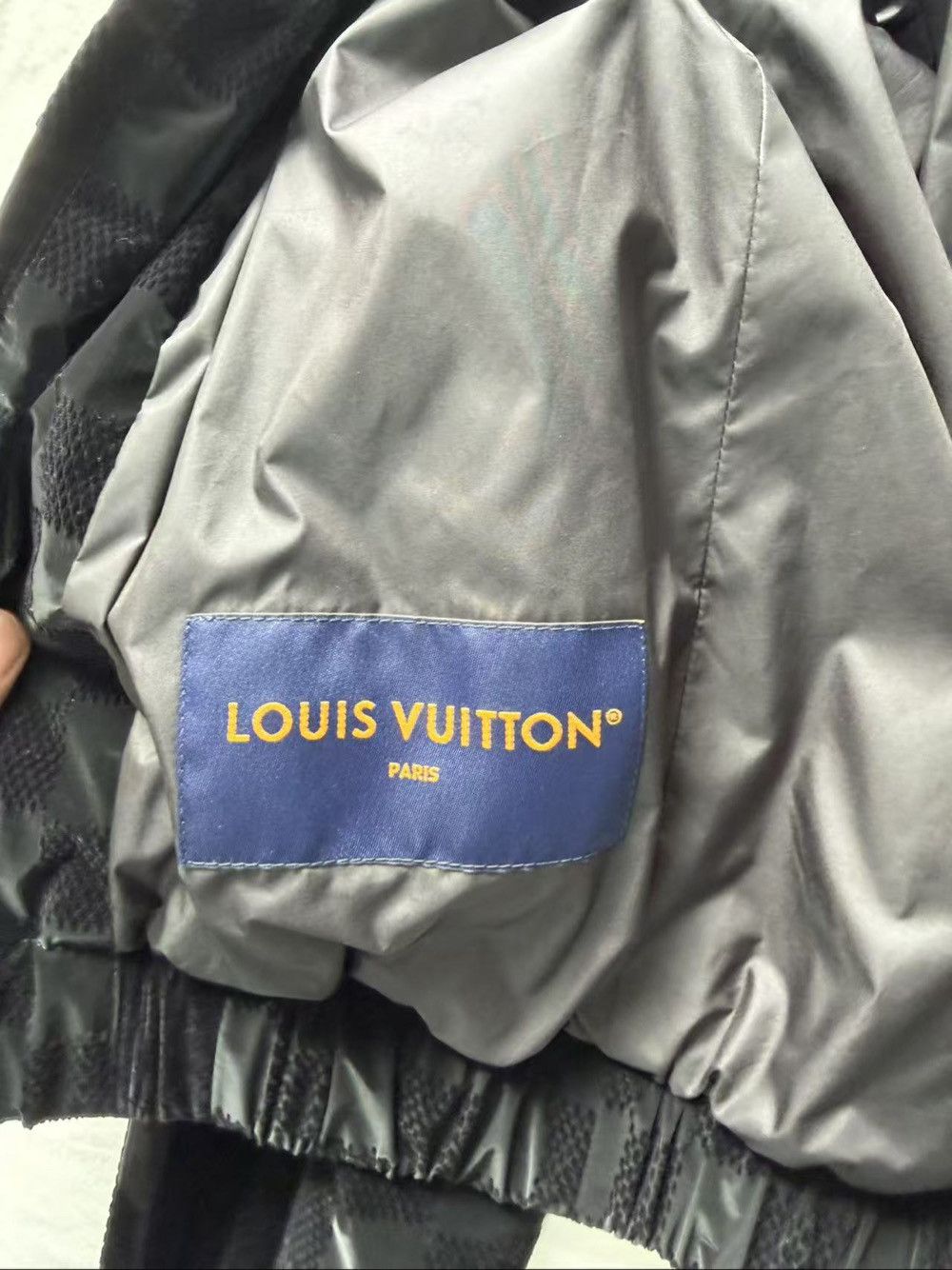 Louis Vuitton Louis Vuitton Damier Flocked Track Jacket Size 48 Size US M / EU 48-50 / 2 - 4 Thumbnail