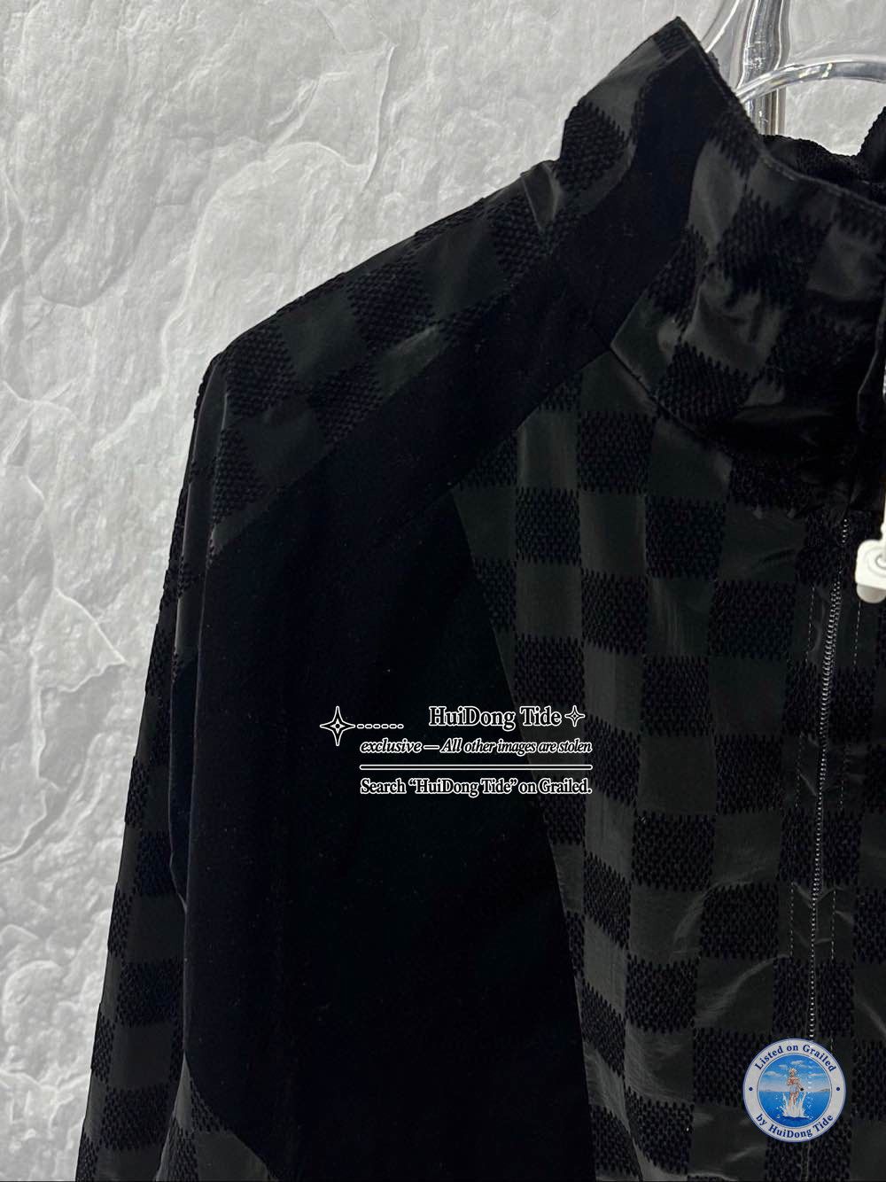 Louis Vuitton Louis Vuitton Damier Flocked Track Jacket Size 48 Size US M / EU 48-50 / 2 - 9 Thumbnail