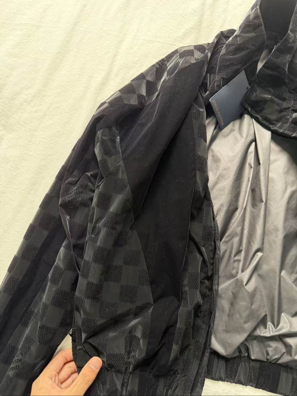 Louis Vuitton Louis Vuitton Damier Flocked Track Jacket Size 48 Size US M / EU 48-50 / 2 - 10 Thumbnail