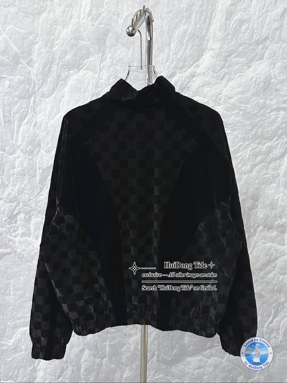 Louis Vuitton Louis Vuitton Damier Flocked Track Jacket Size 48 Size US M / EU 48-50 / 2 - 3 Thumbnail