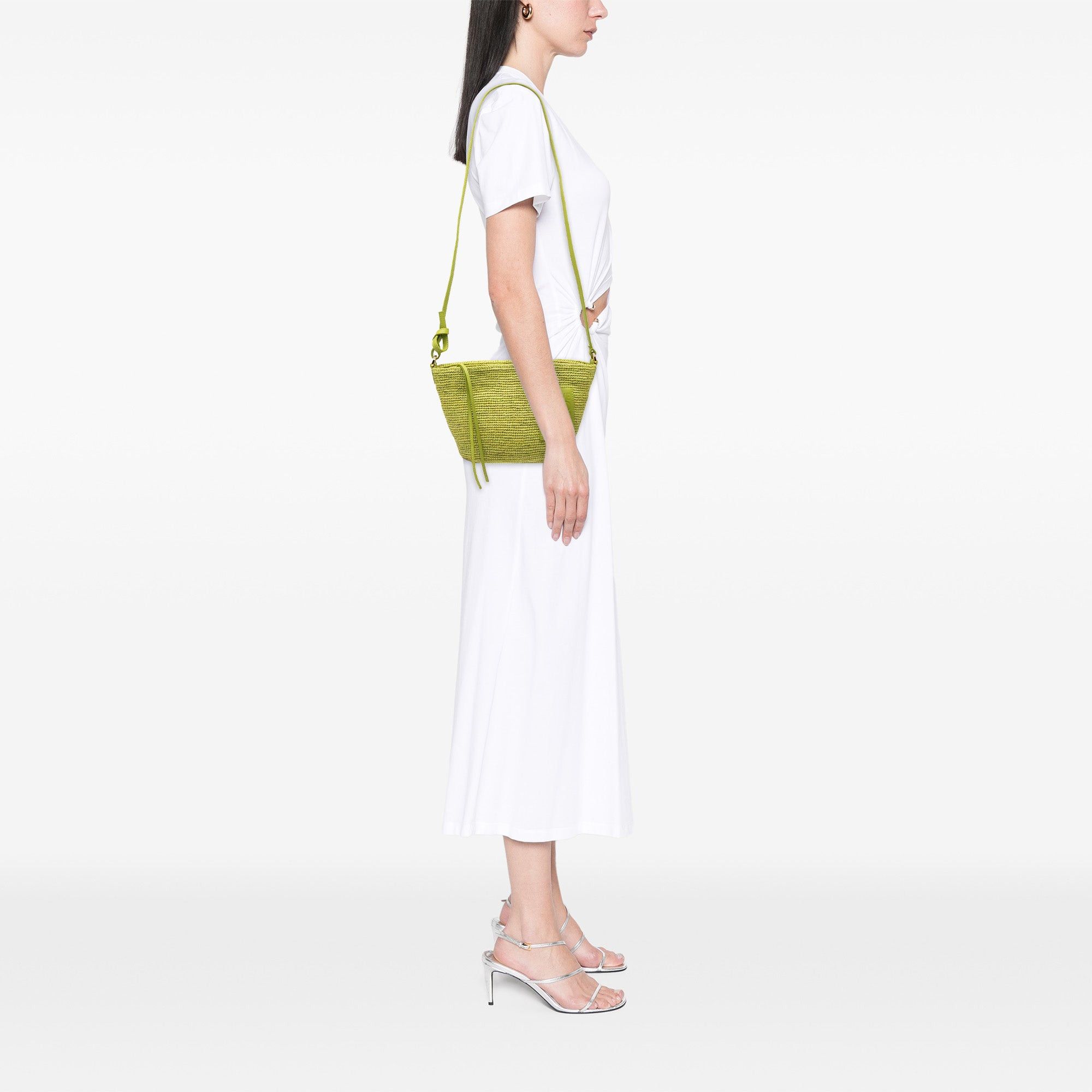 Loewe Paulas Ibiza Anagram Raffia Pochette Crossbody Size ONE SIZE - 7 Thumbnail