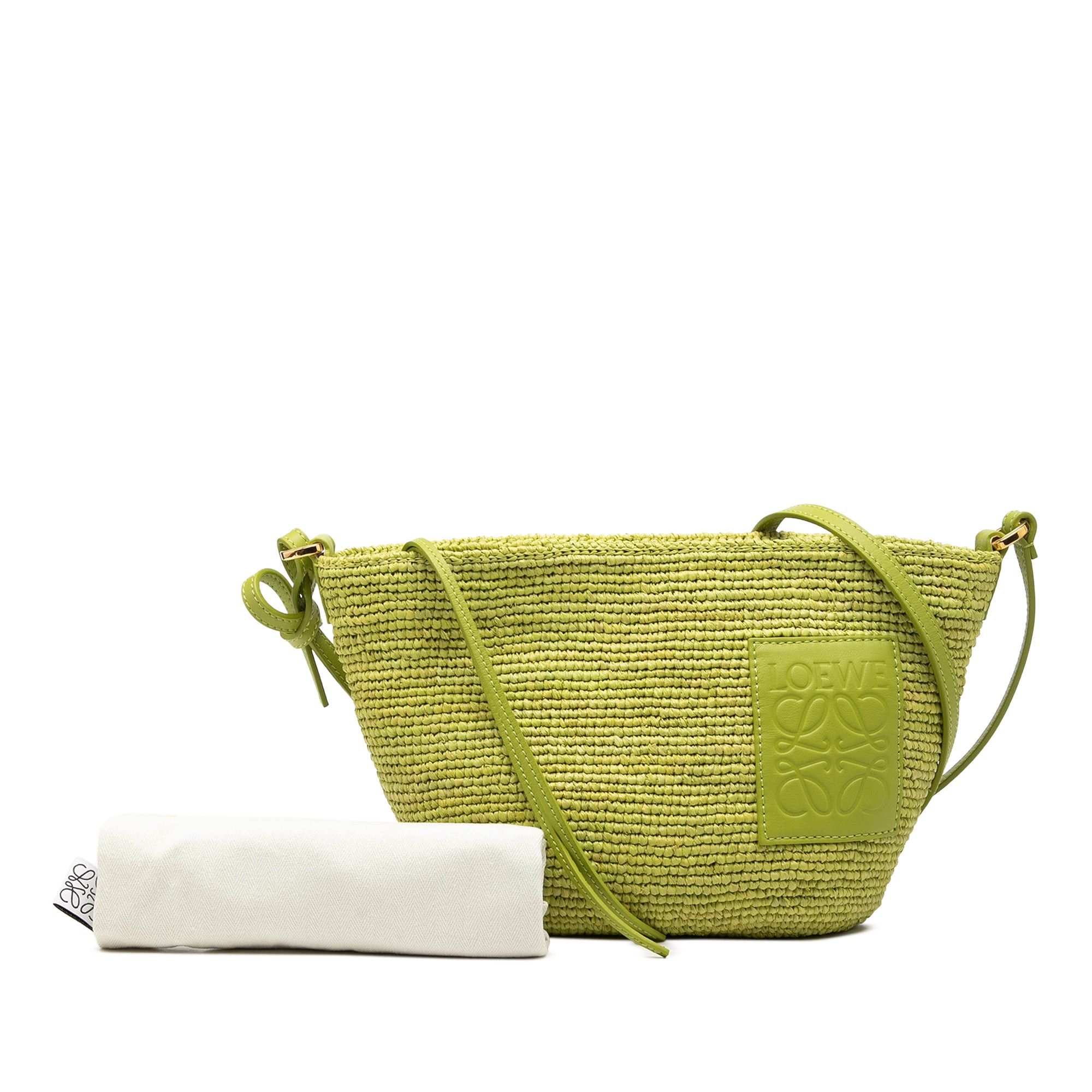 Loewe Paulas Ibiza Anagram Raffia Pochette Crossbody Size ONE SIZE - 8 Thumbnail