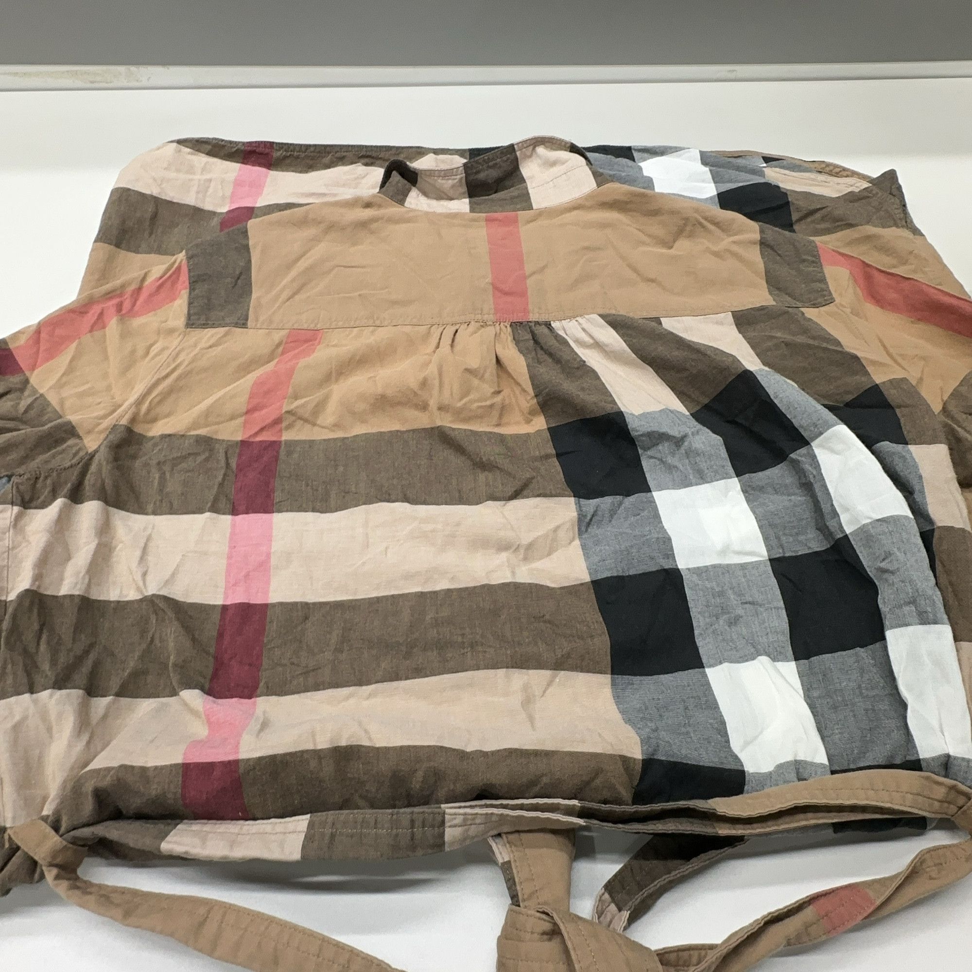 Burberry Burberry Check Print Cotton Shirt Dress Size 8 Size M / US 6-8 / IT 42-44 - 12 Thumbnail